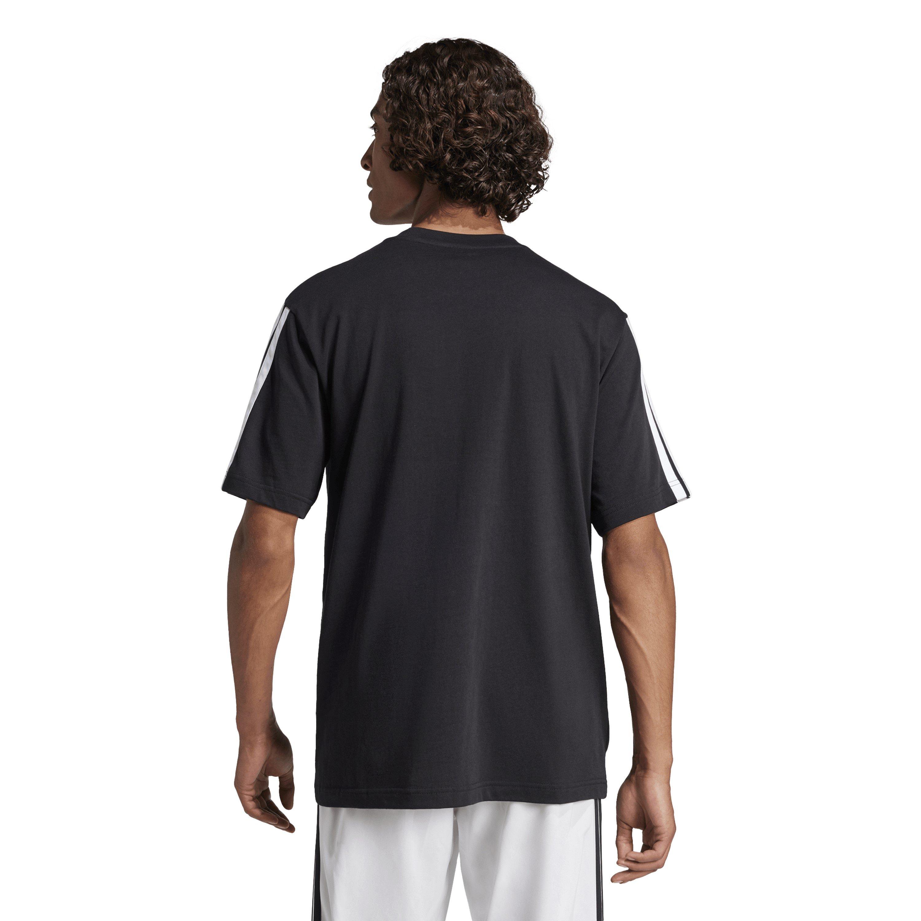Black/White - adidas - Regular Fit T-Shirt - 3