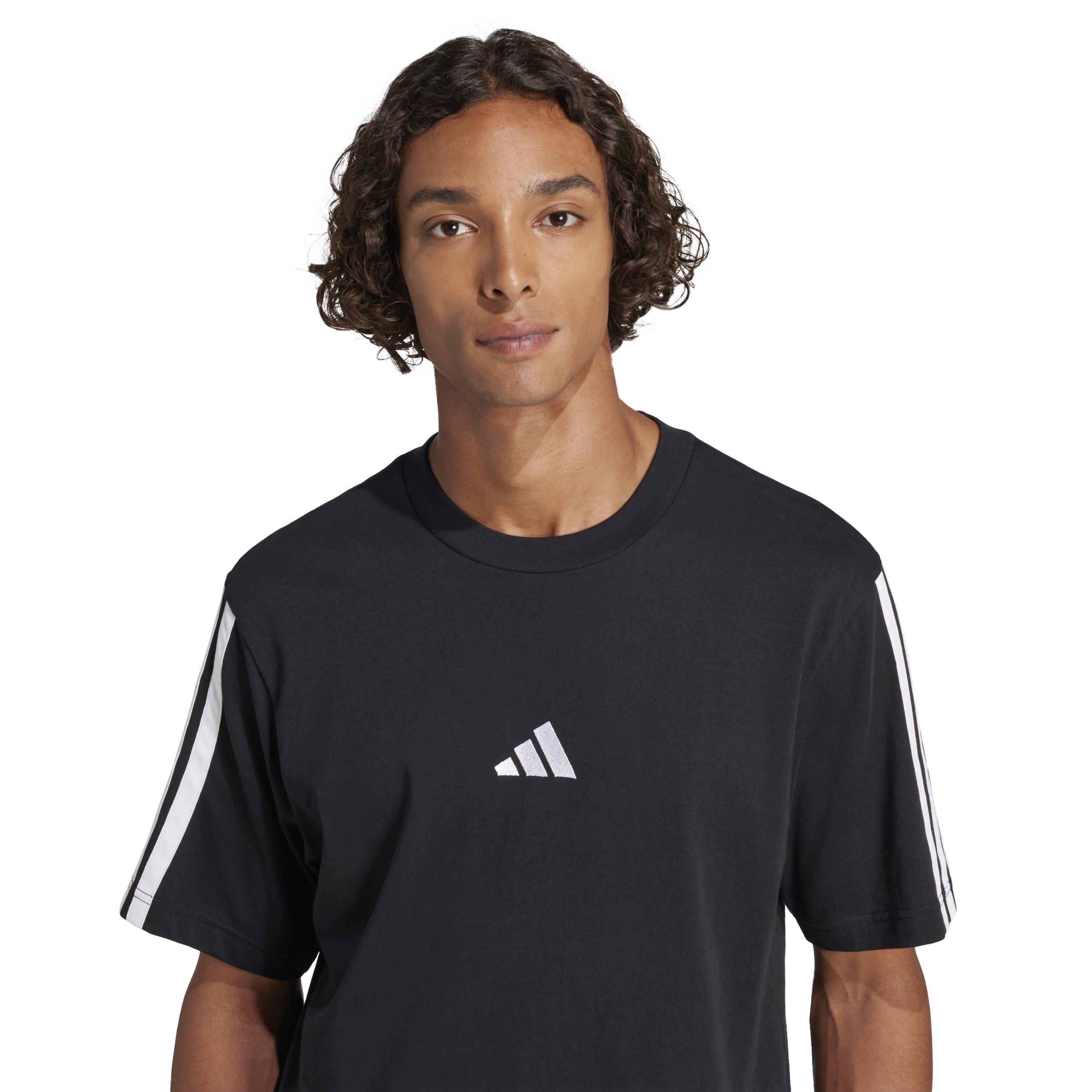 Black/White - adidas - Regular Fit T-Shirt - 5