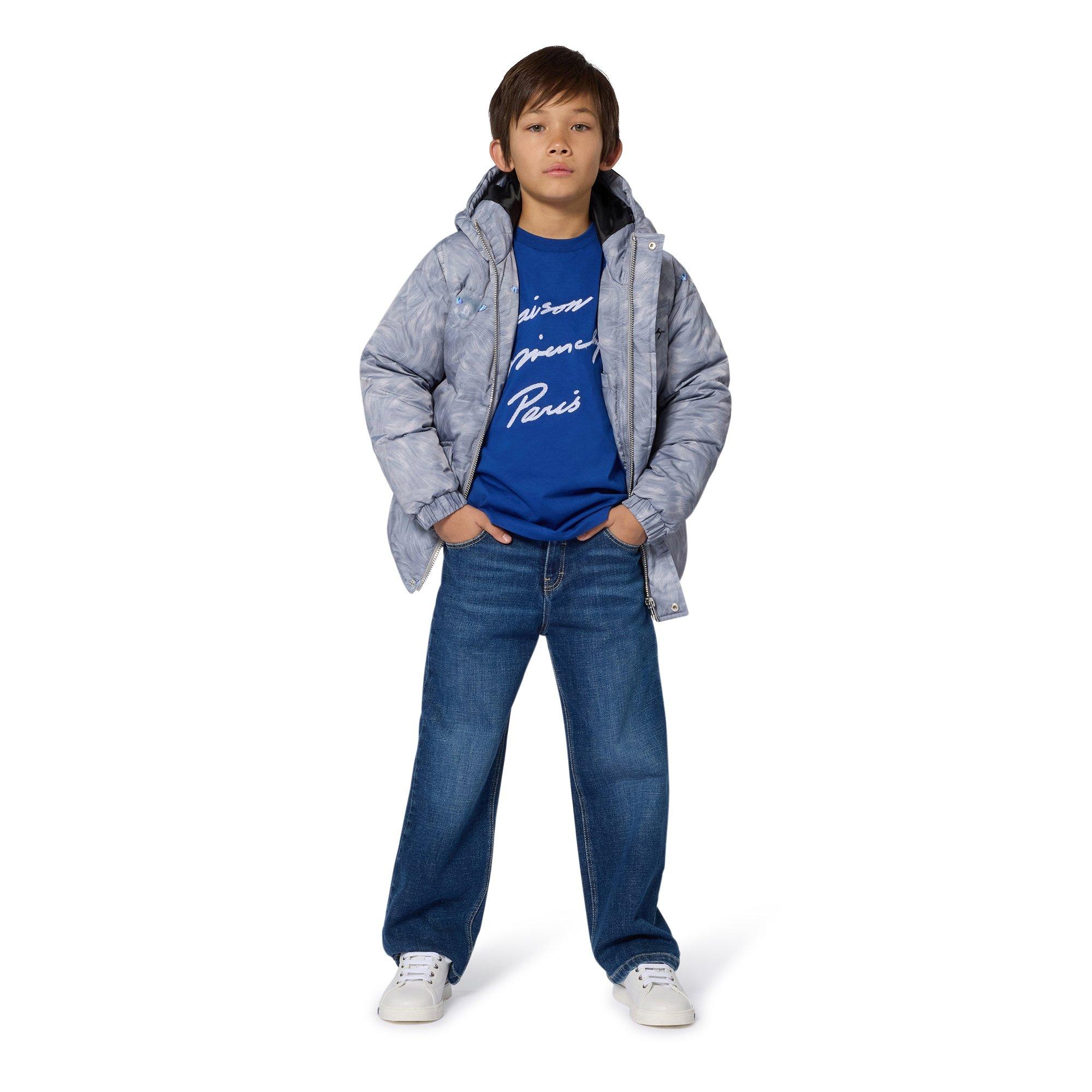 Blue 865 - GIVENCHY - Unisex Kids' GIV Large Logo T-Shirt - 3