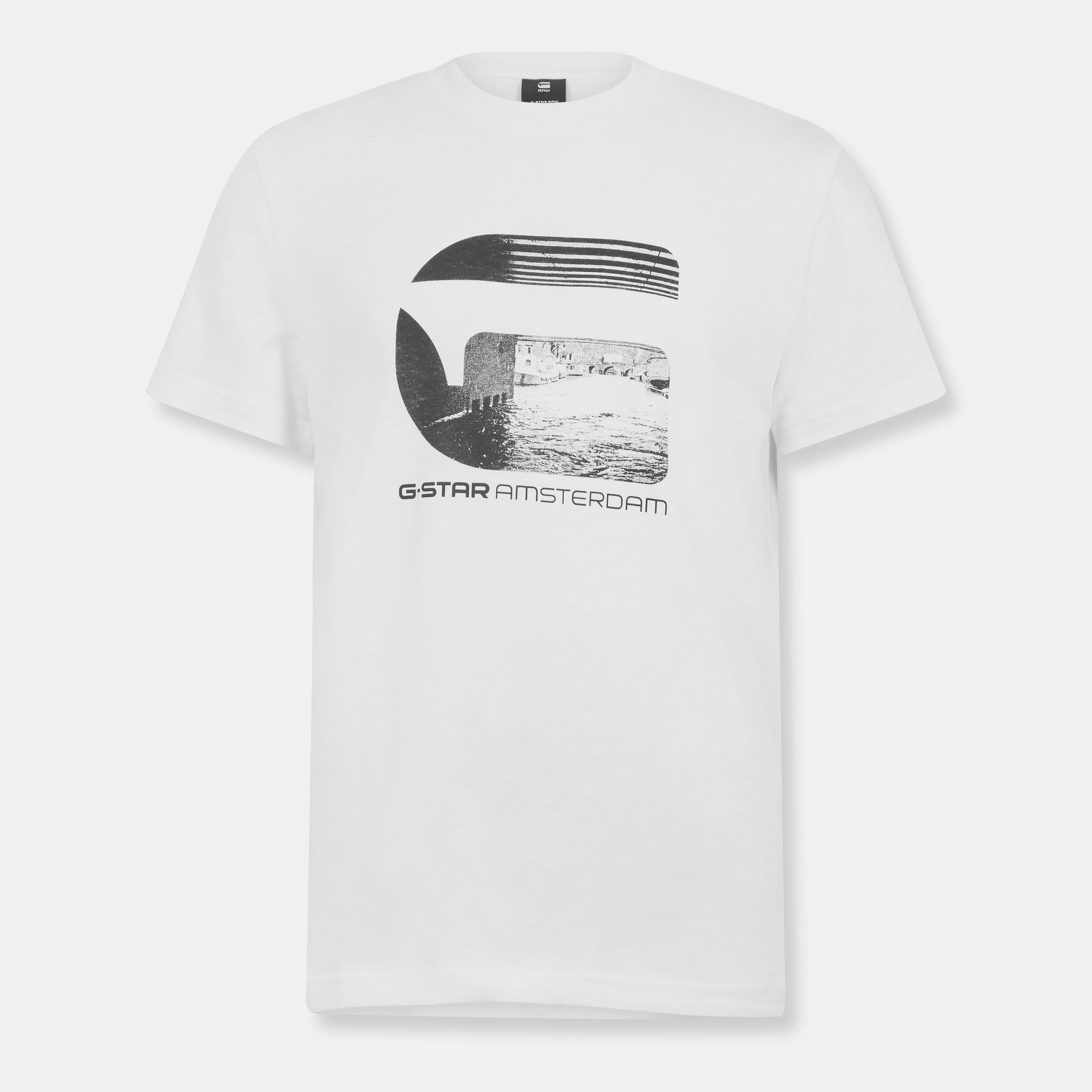 Wit - G Star - Amsterdam T-Shirt - 1