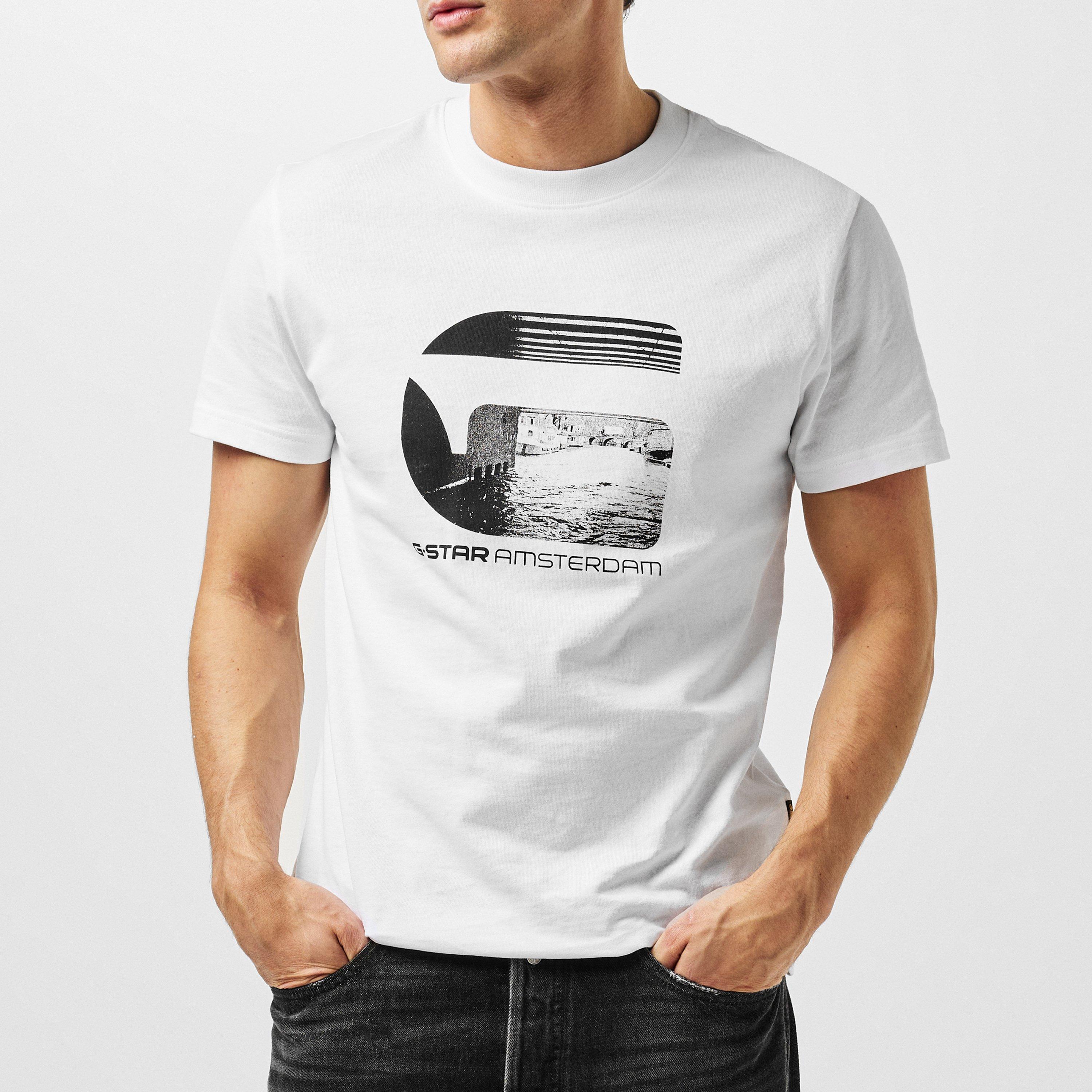 Weiß - G Star - Amsterdam T-Shirt - 3