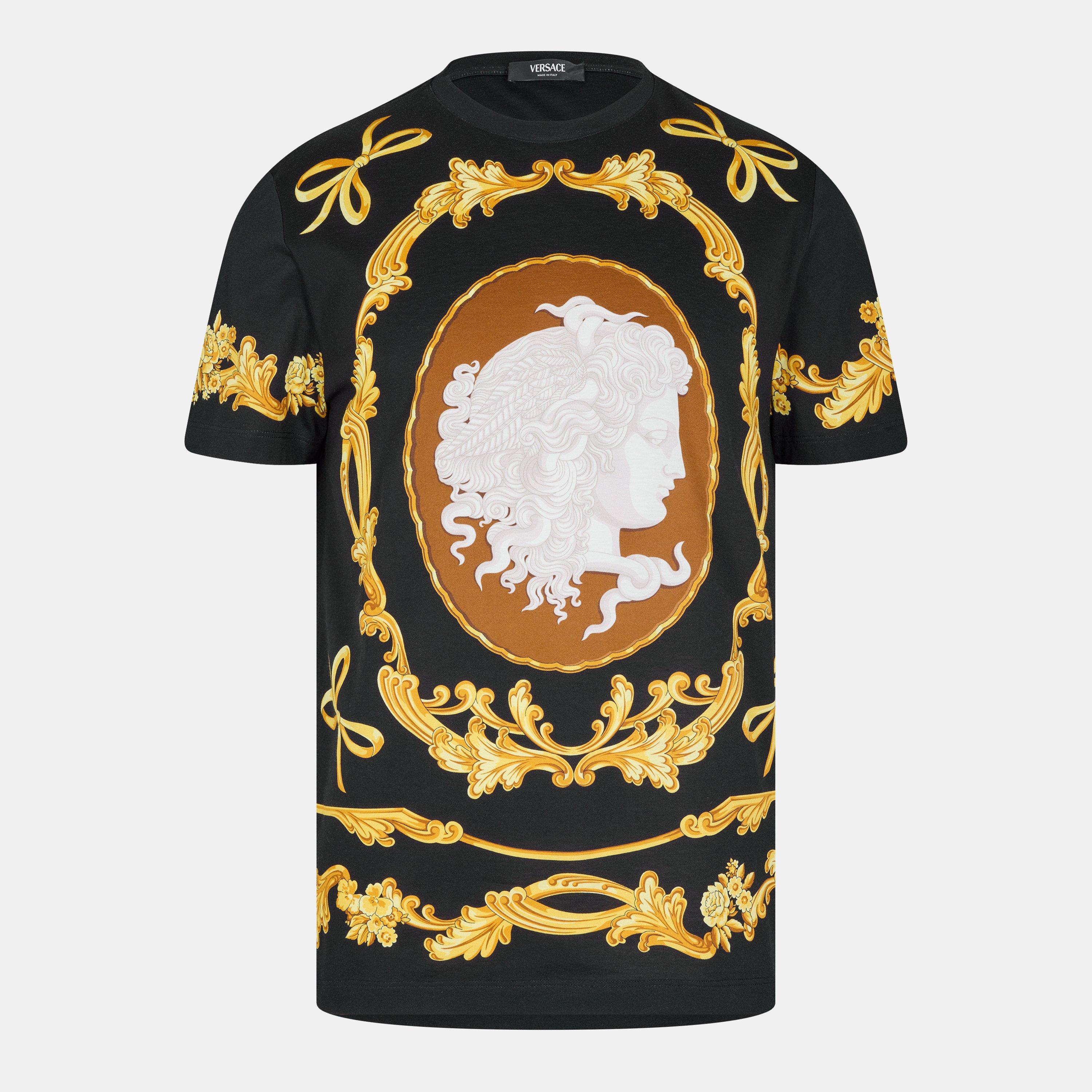 Multi - Versace - Medusa Cameo Print T-Shirt - 1
