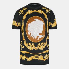 Versace Medusa Cameo Print T Shirt