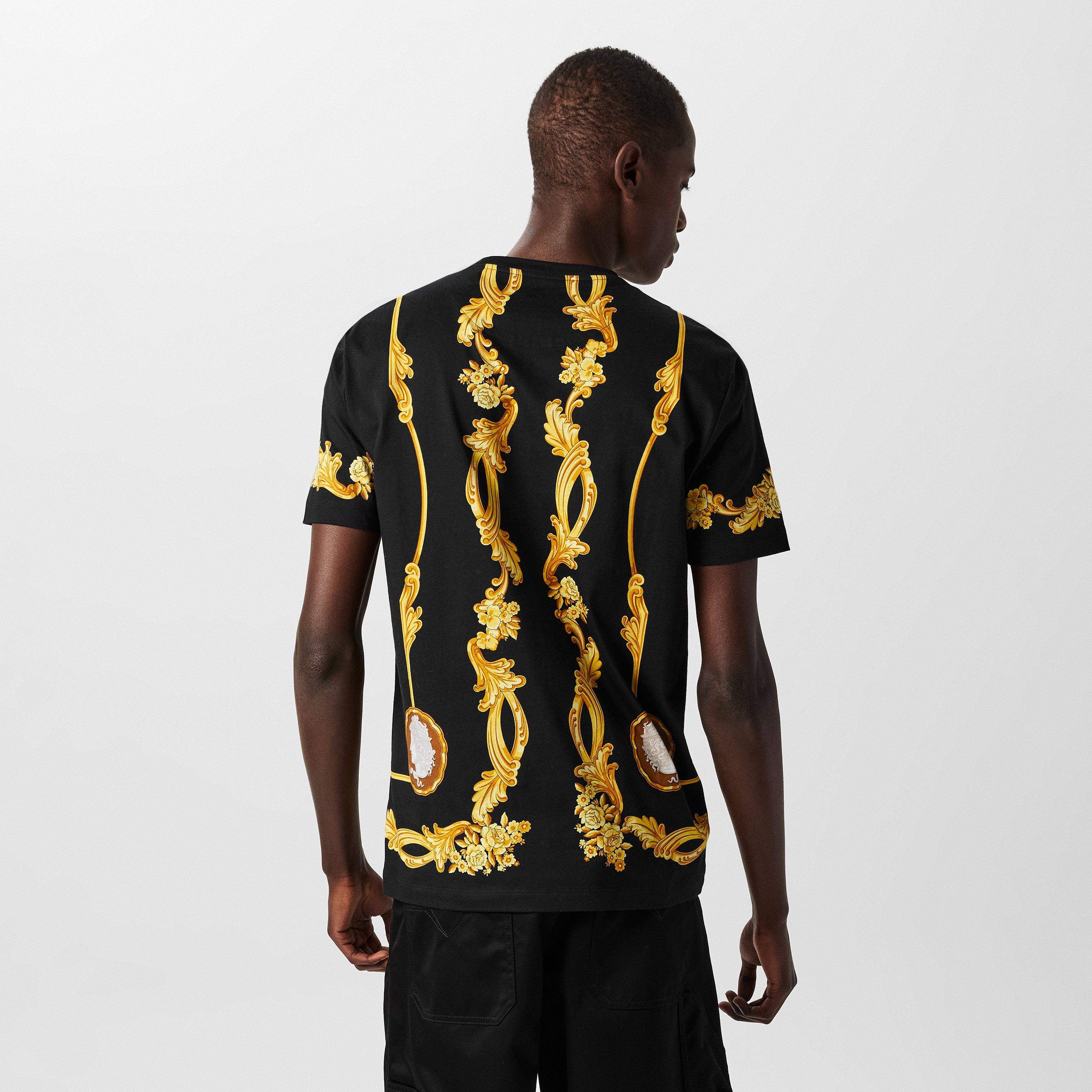 Multi - Versace - Medusa Cameo Print T-Shirt - 4