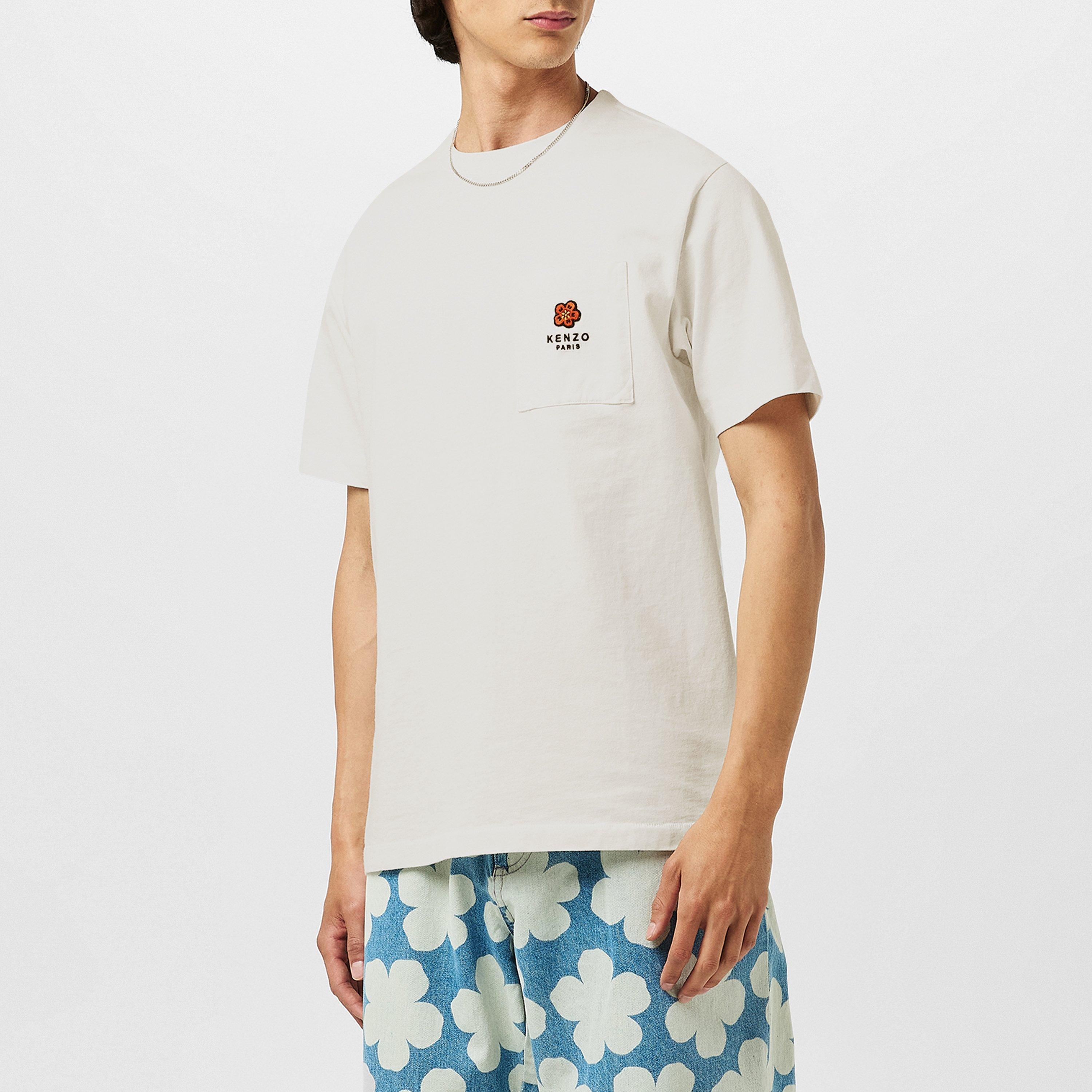 Green - Kenzo - Men's Pocket Relax Oversized T-Shirt - 3