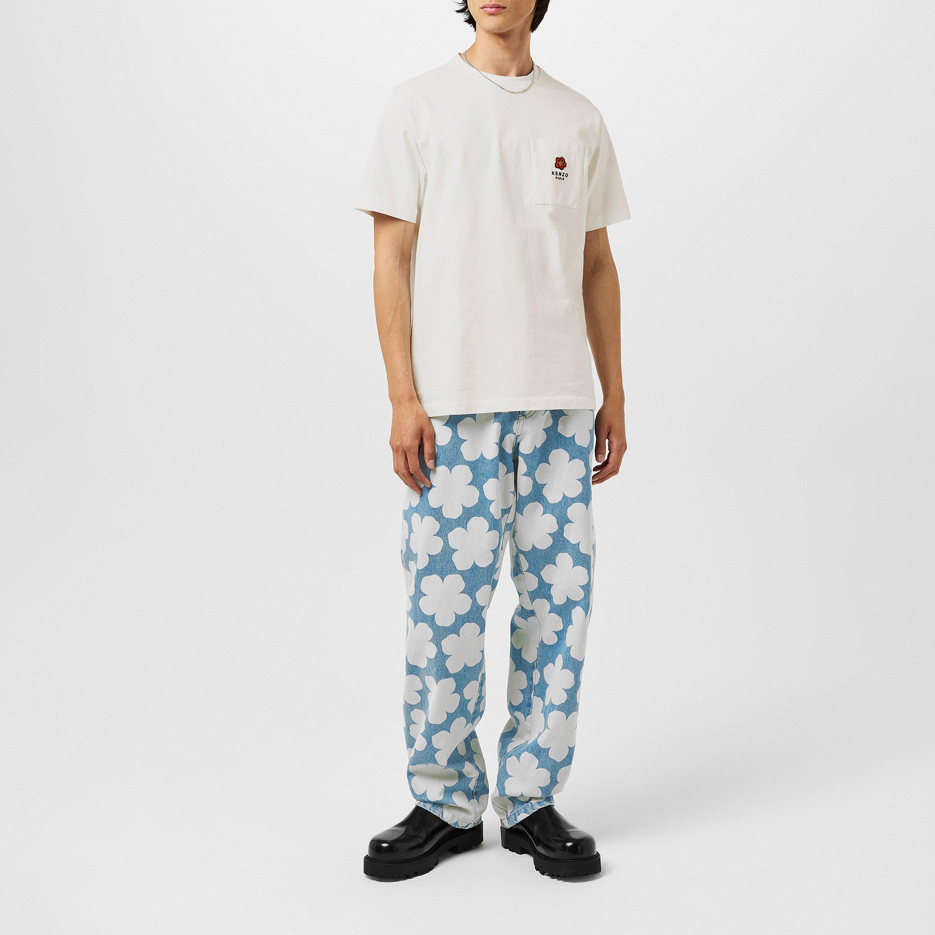 Green - Kenzo - Men's Pocket Relax Oversized T-Shirt - 6