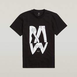 G Star Raw Denim Illustration T Shirt