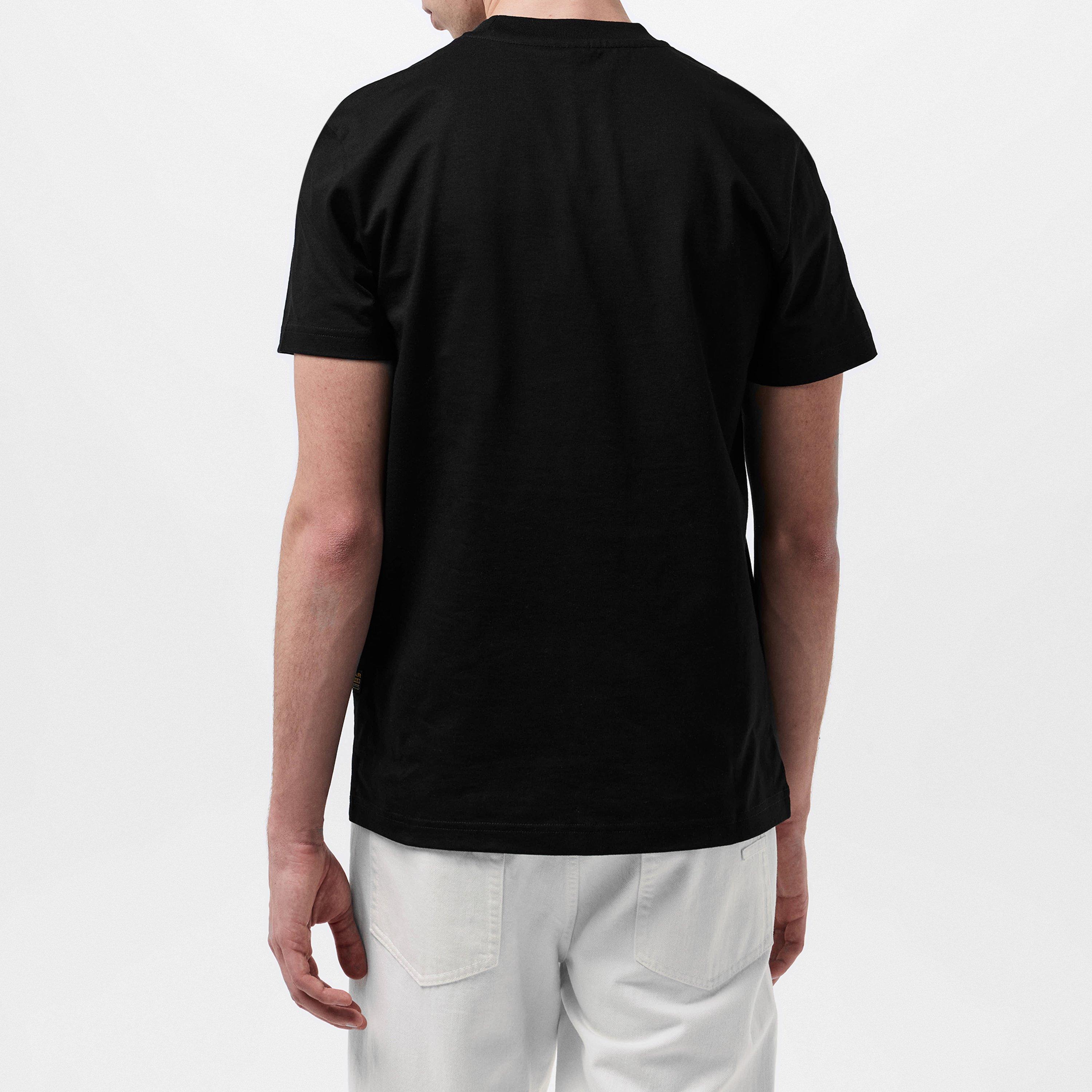 Dk Black - G Star - Raw Denim Illustration T-Shirt - 4