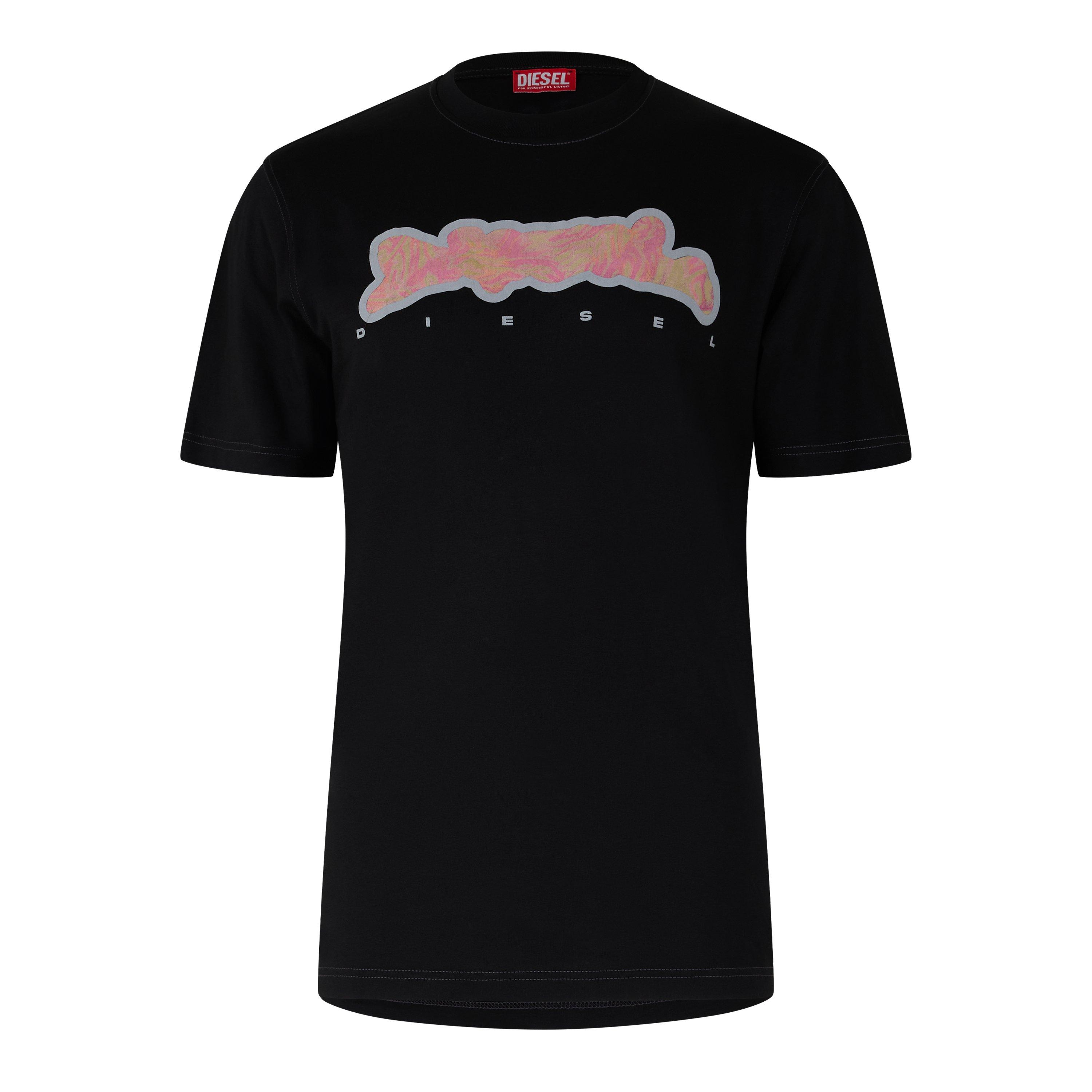 Black Black B - Diesel - Men's T-Just-N16 T-Shirt - 1