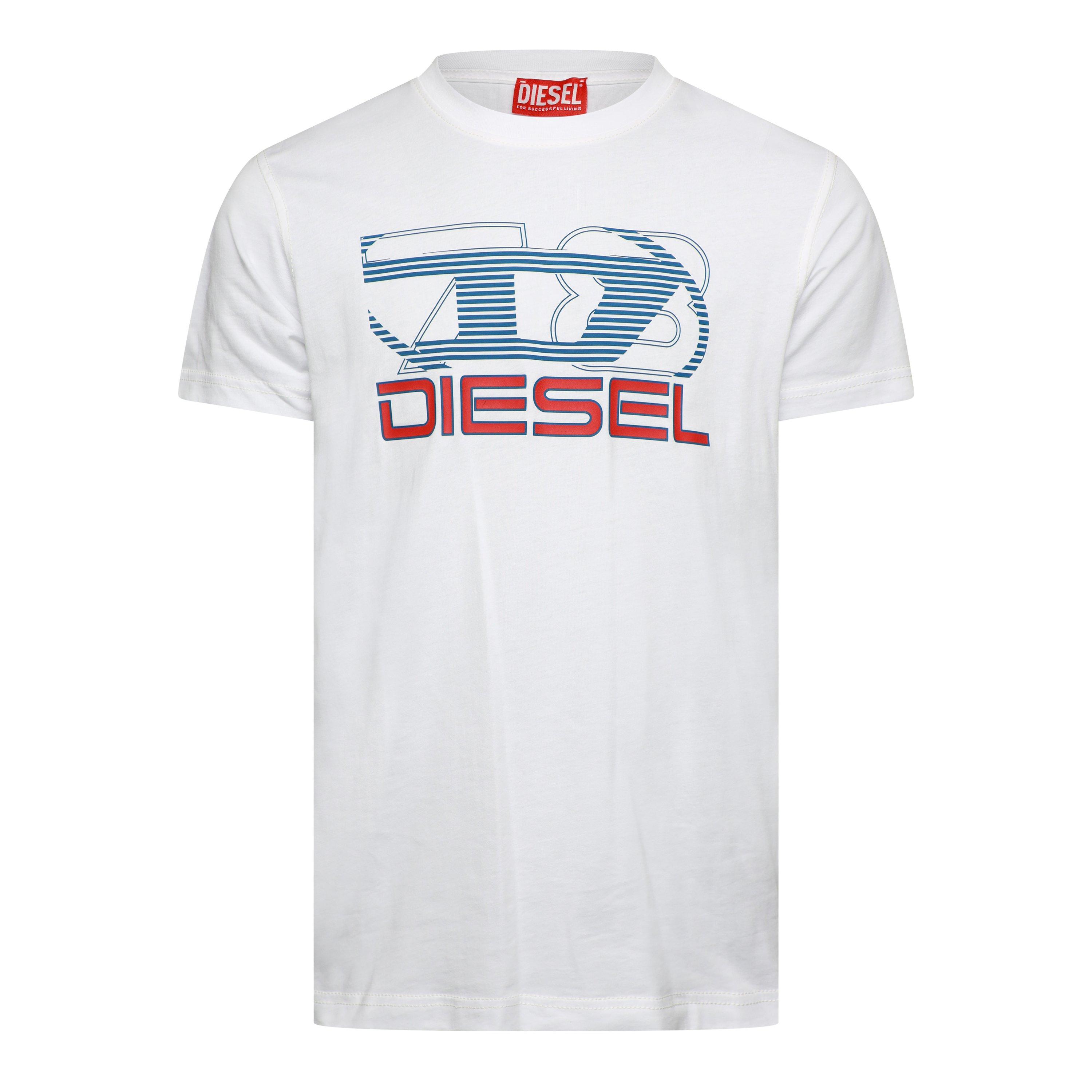 Bright White - Diesel - Men's T-Diegor-K74 T-Shirt - 1