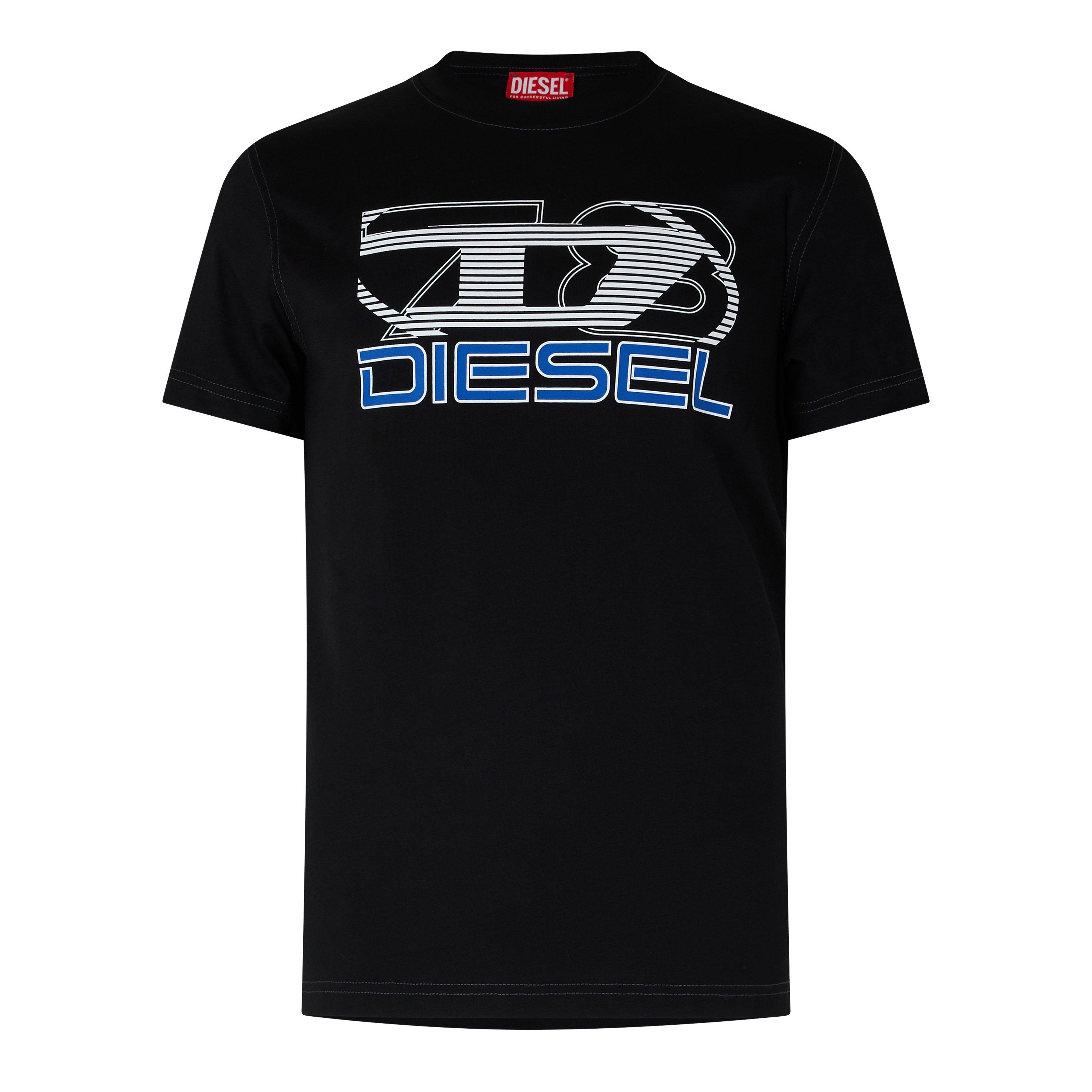 Black Black B - Diesel - Men's T-Diegor-K74 T-Shirt - 1