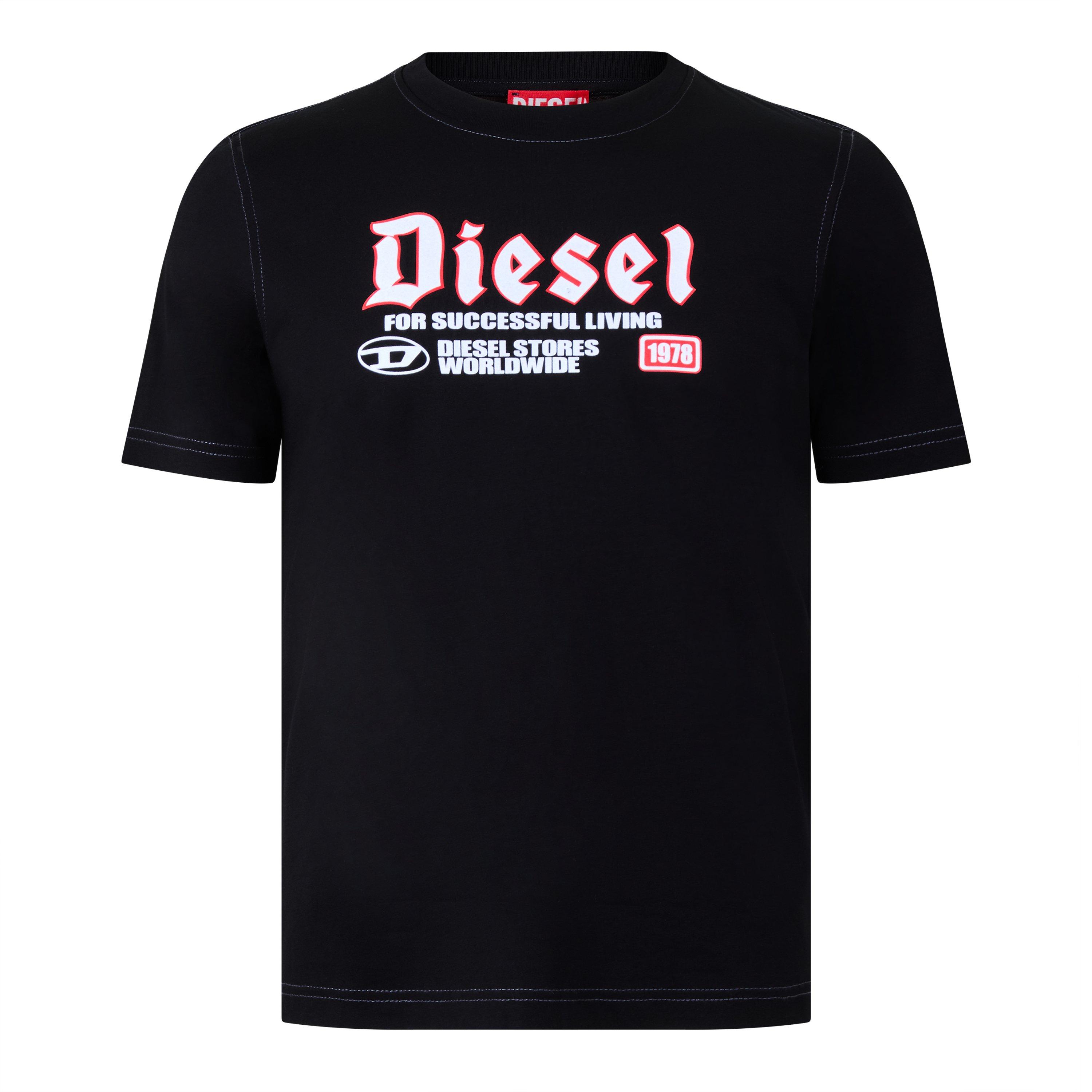 Black Black B - Diesel - Men's T-Adjust-K1 T-Shirt - 1