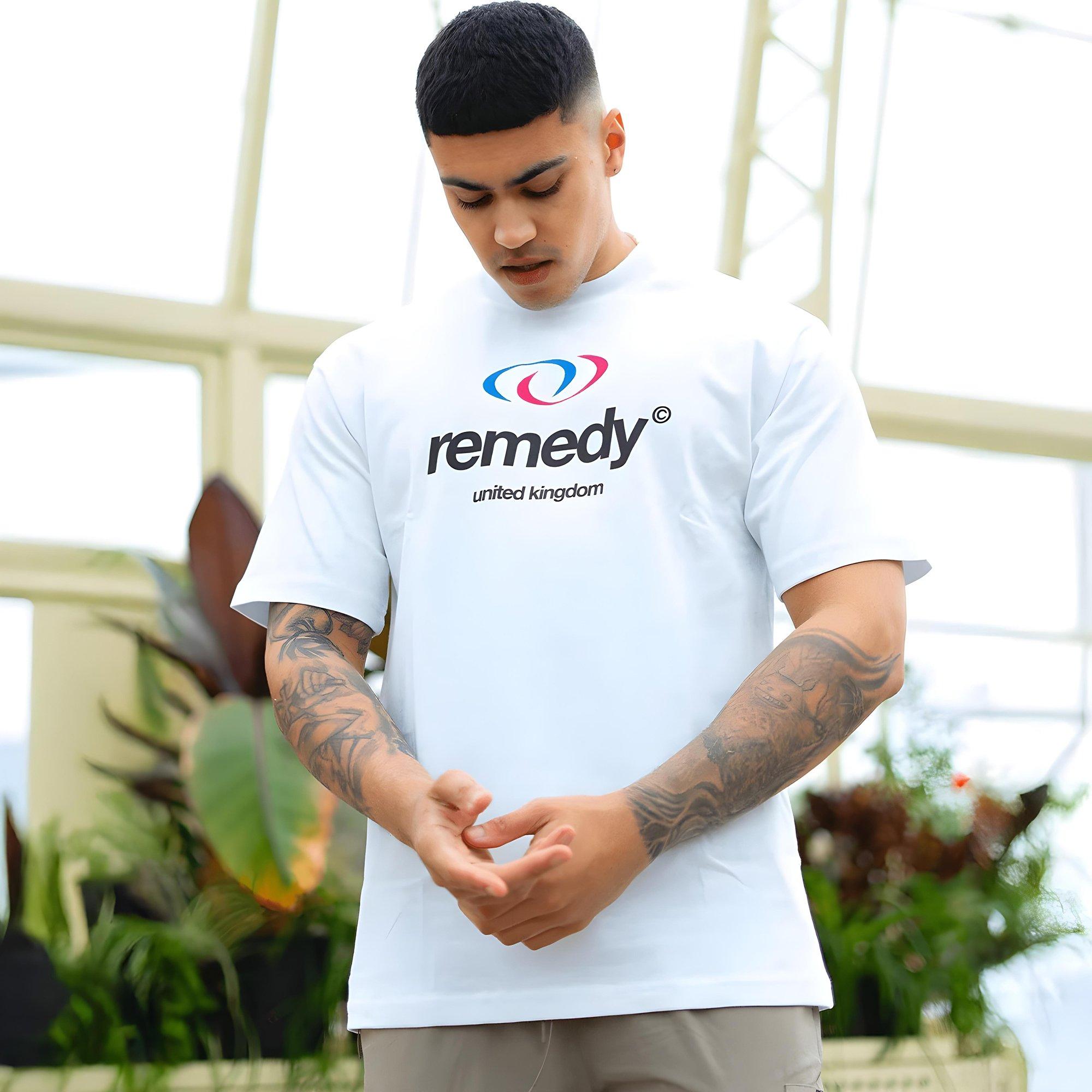 White - RMDY - RMDY Baskin Graphic T-Shirt White - 3