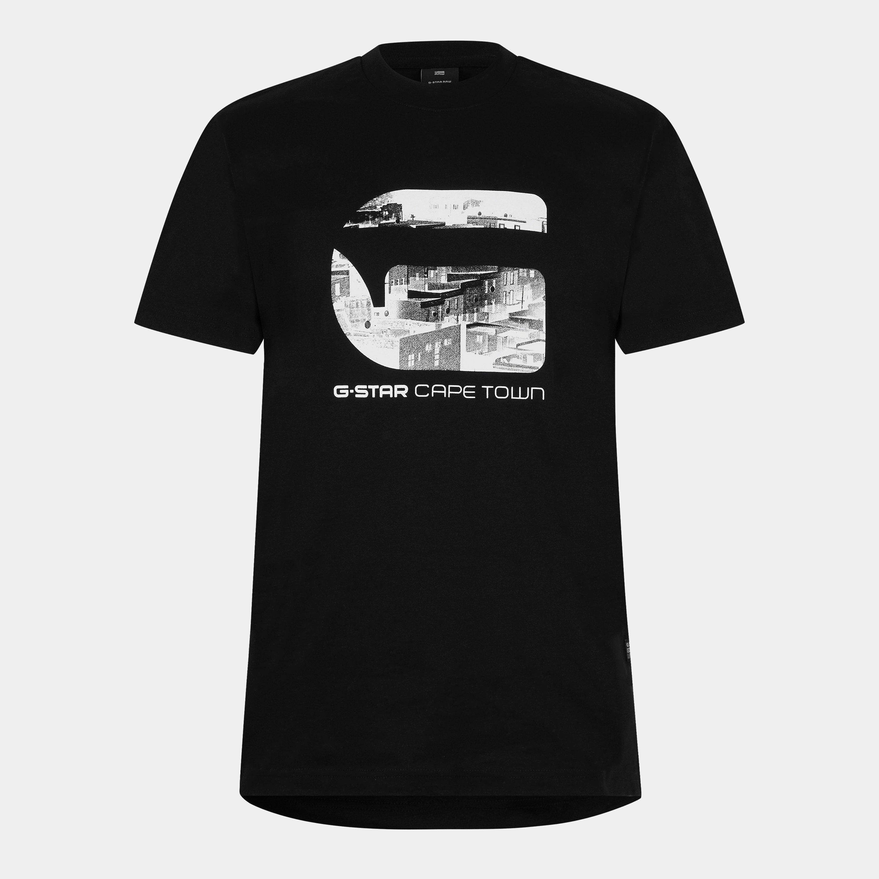 G Star Men's Cape Town T-Shirt - Dk Black - 2X Small