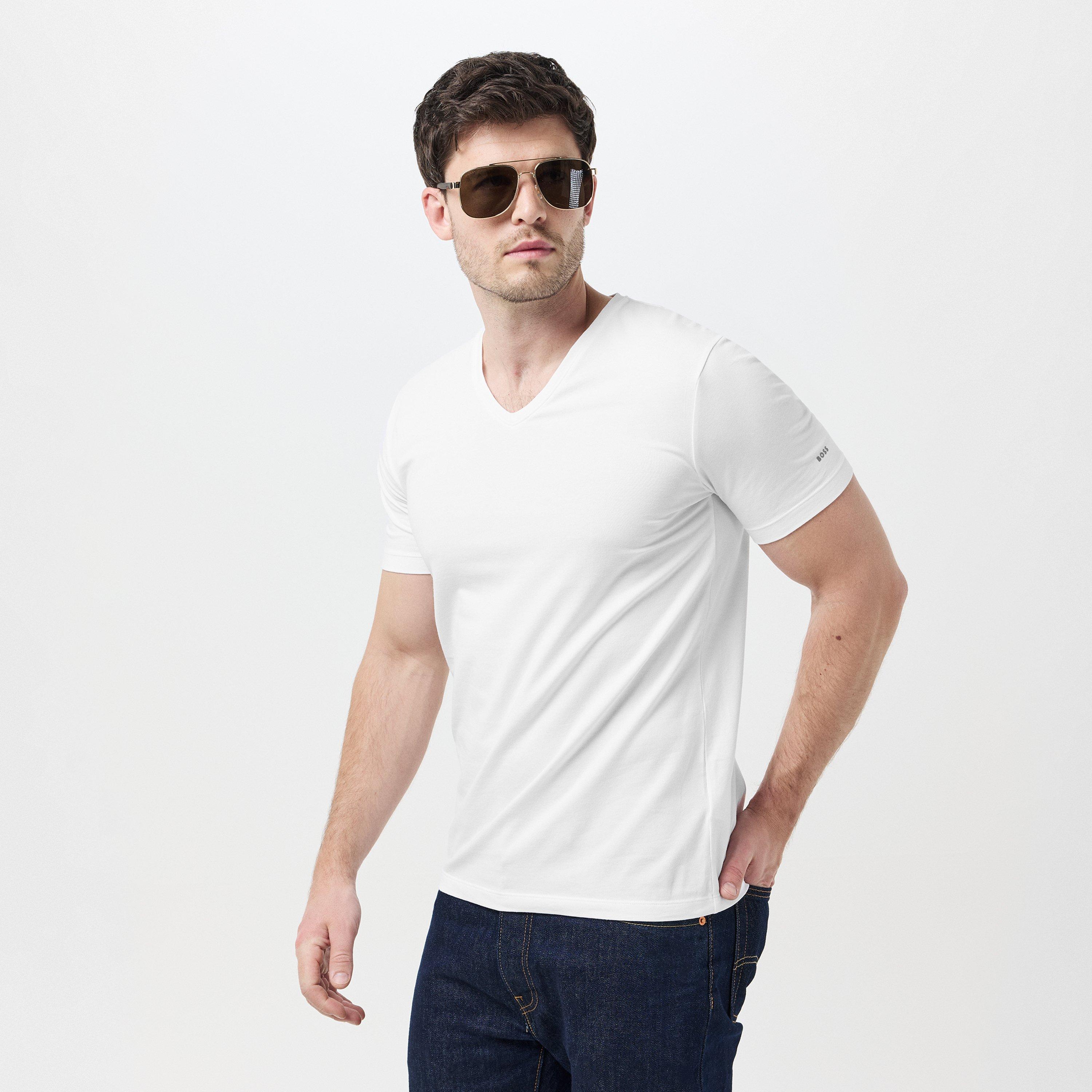 White - Boss - Men's Spirit Regular Fit T-Shirt - 3