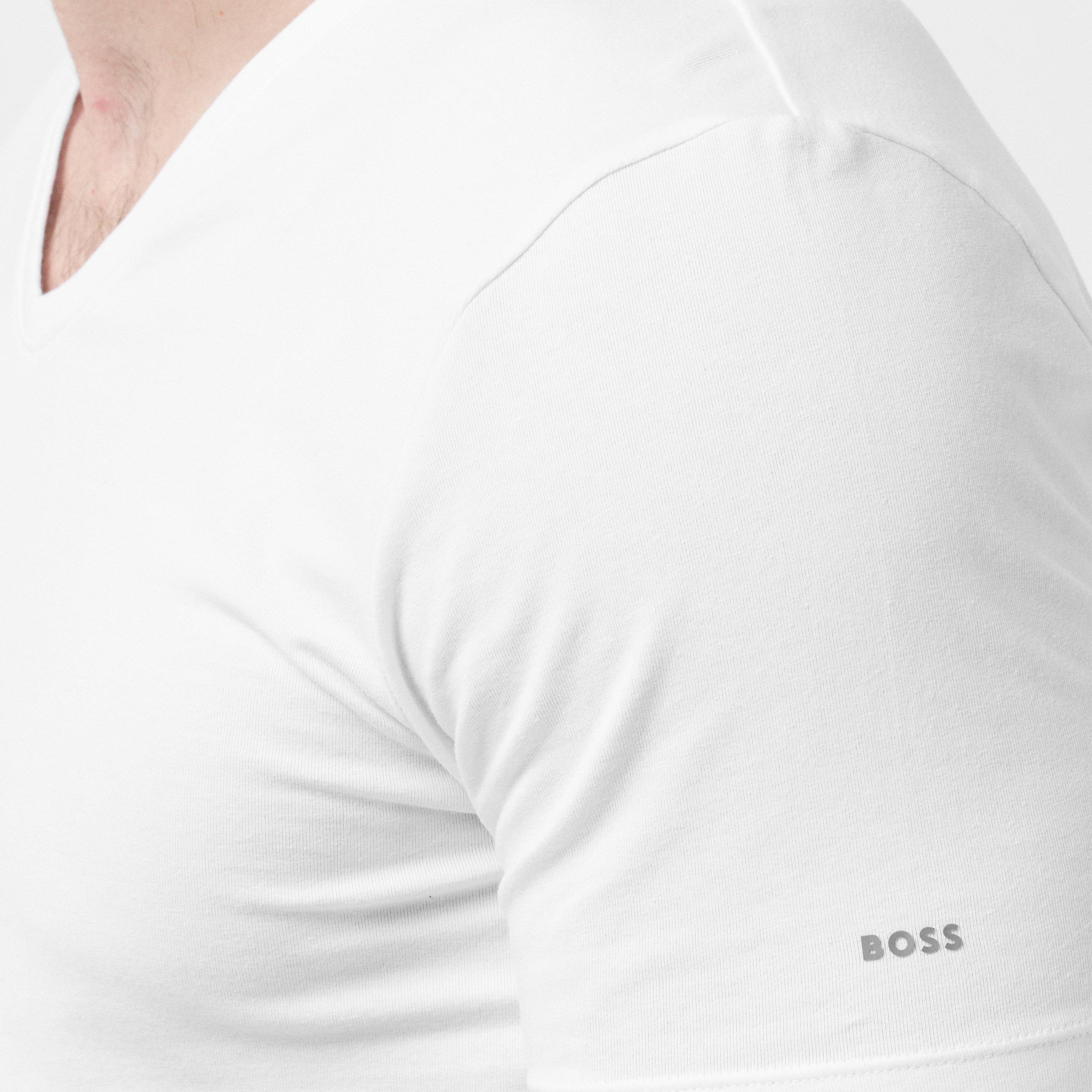 White - Boss - Men's Spirit Regular Fit T-Shirt - 5