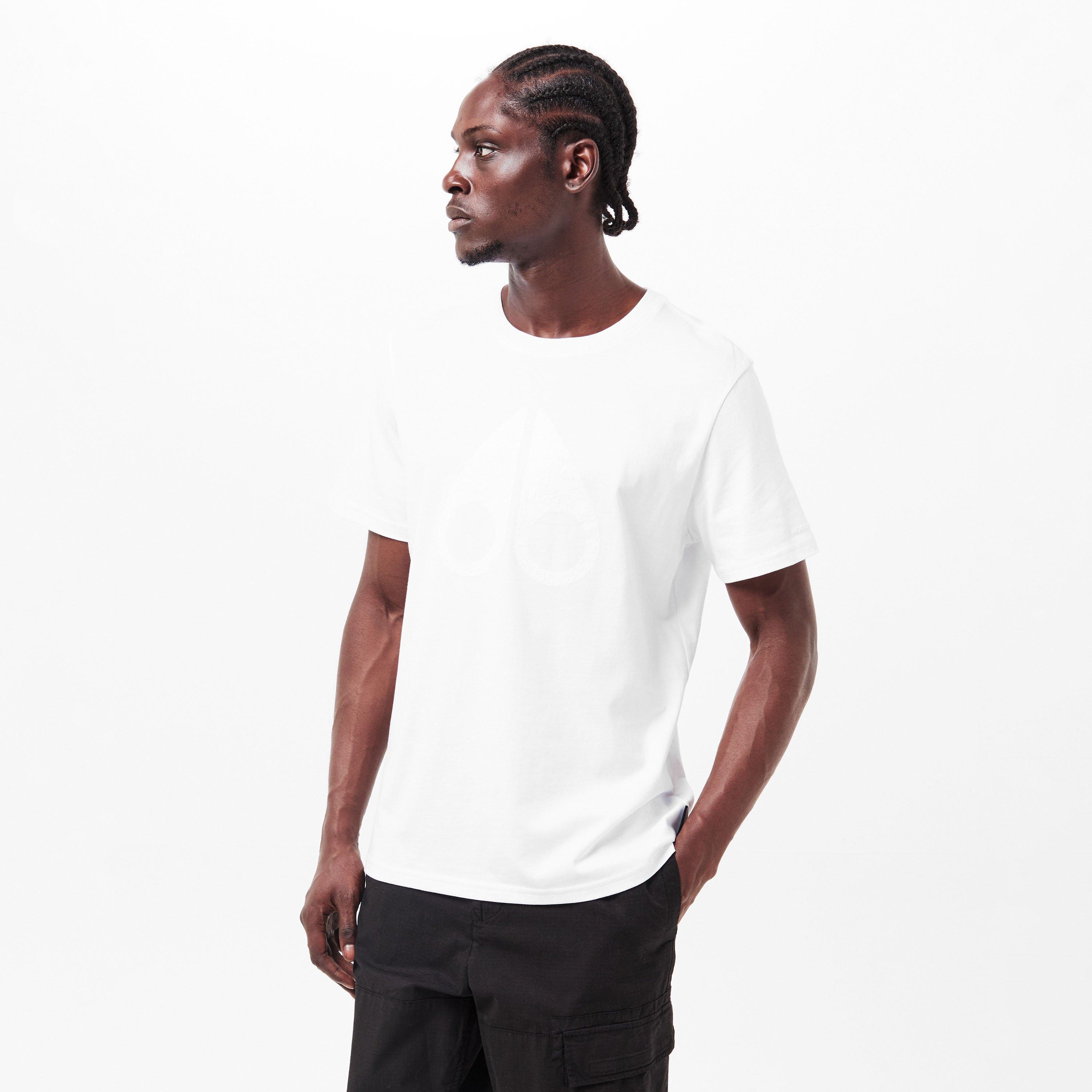 White 160 - Moose Knuckles - Men's Regular Fit T-Shirt - 3