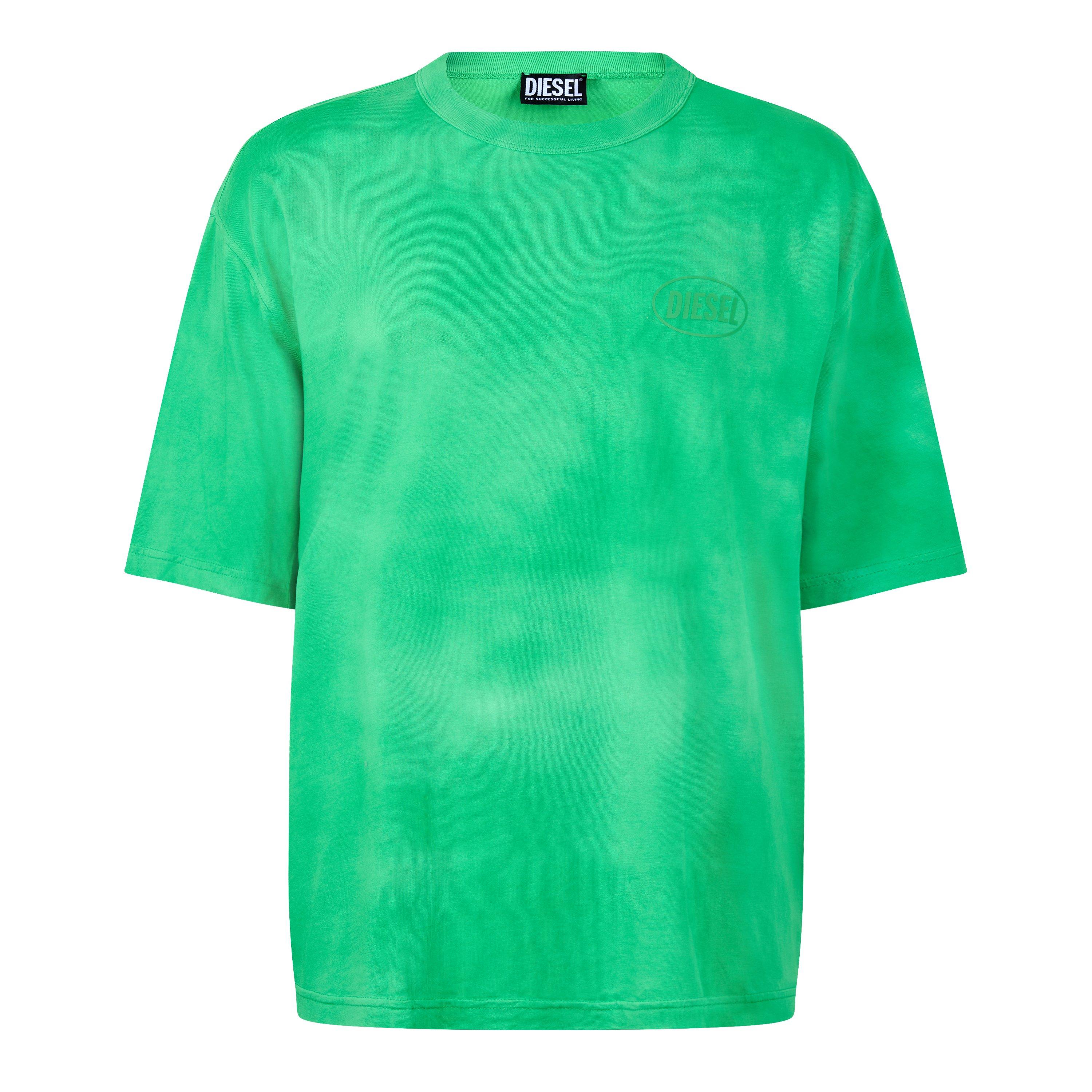 Diesel Men's T-Wash-Out T-Shirt - Fern Green - M