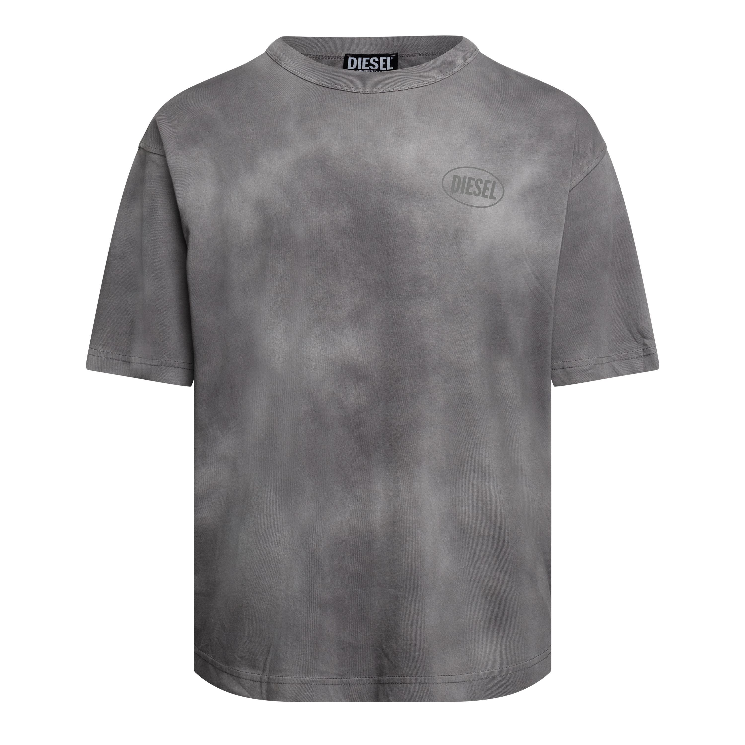 Charcoal Gray - Diesel - Men's T-Wash-Out T-Shirt - 1