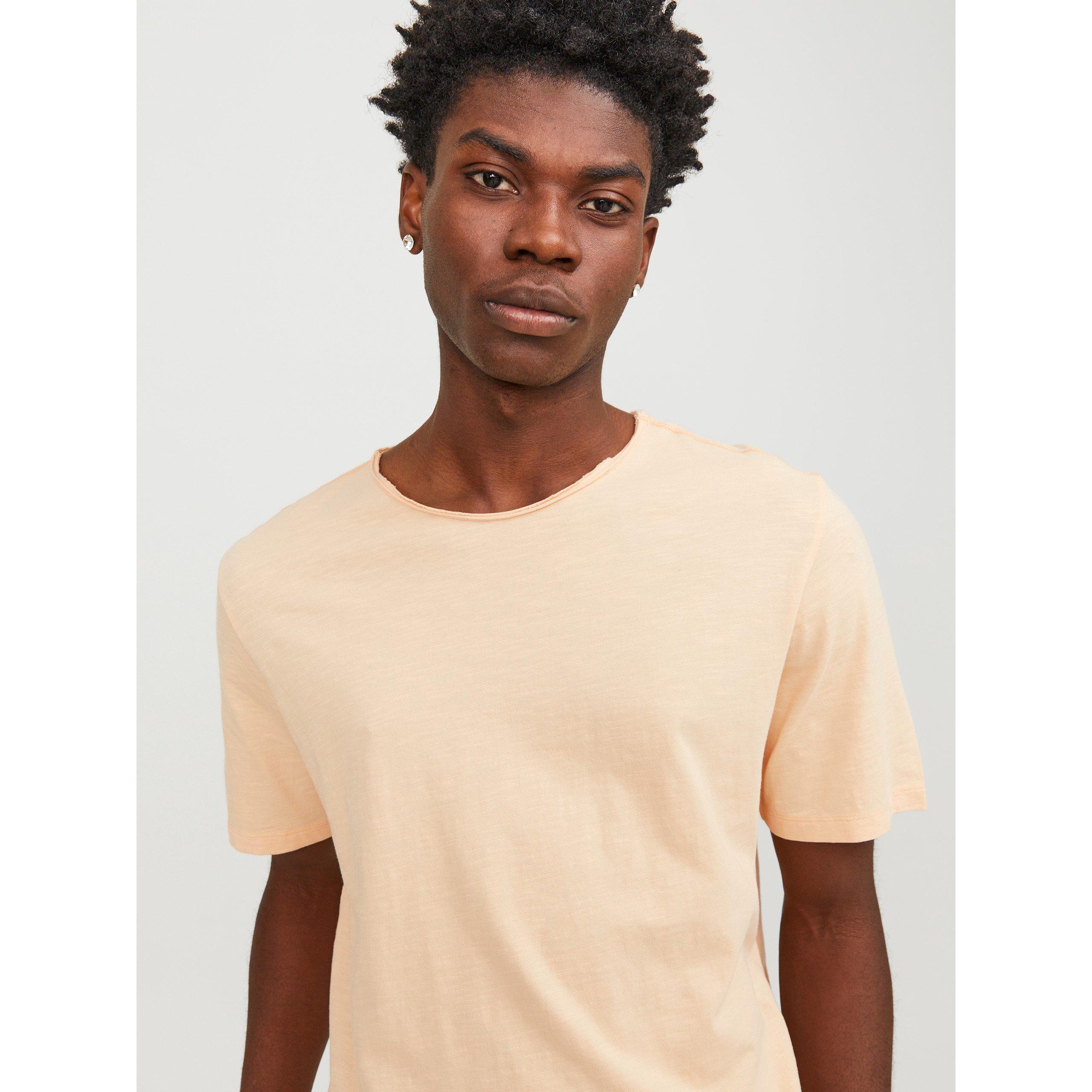 Apricot Ice - Jack and Jones - JJ Short-Sleeve Regular Fit T-Shirt - 4