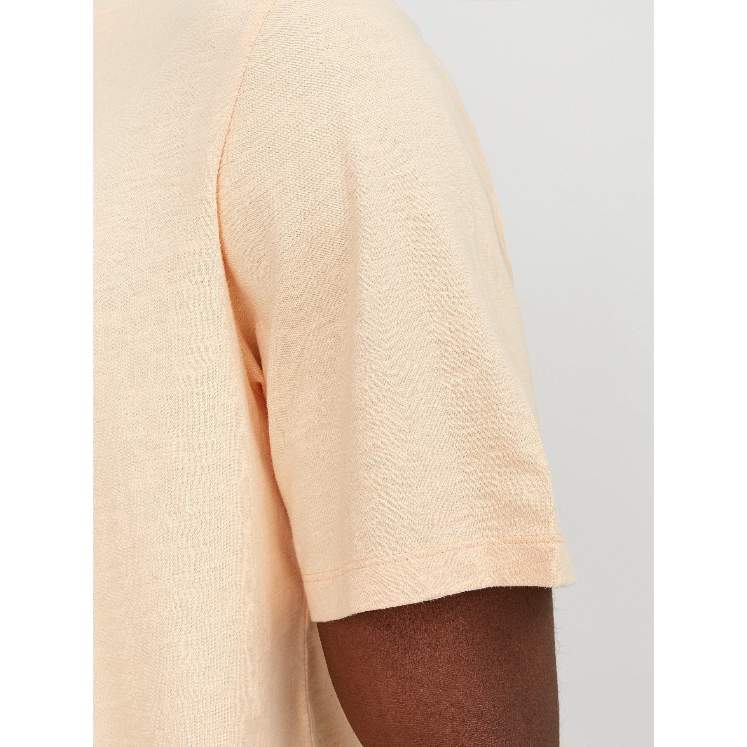 Apricot Ice - Jack and Jones - JJ Short-Sleeve Regular Fit T-Shirt - 5