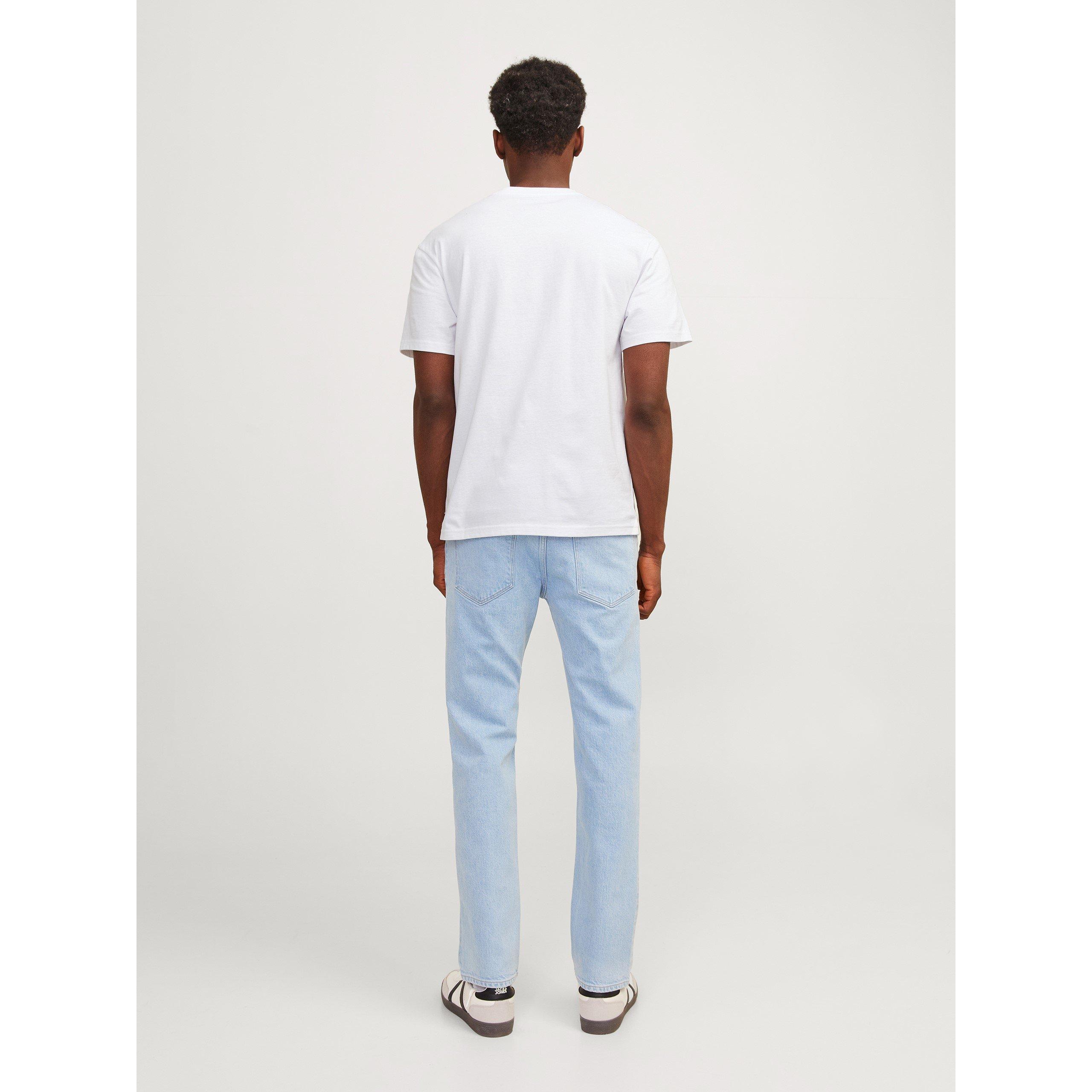 Bright White - Jack and Jones - Men's Regular Fit Printed Graphic T-Shirt - 3