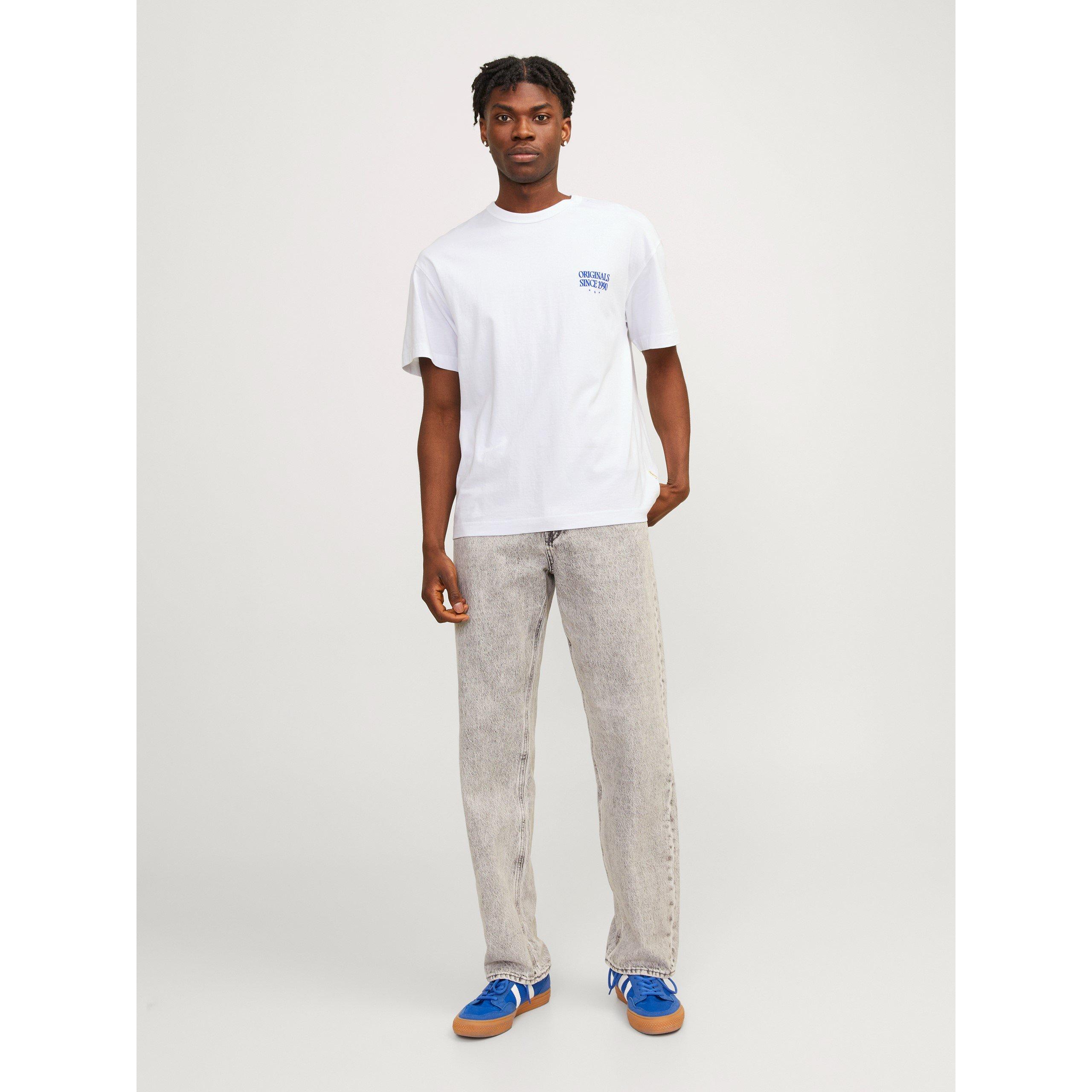 Helder Wit - Jack and Jones - Regular Fit Short-Sleeve T-Shirt - 3