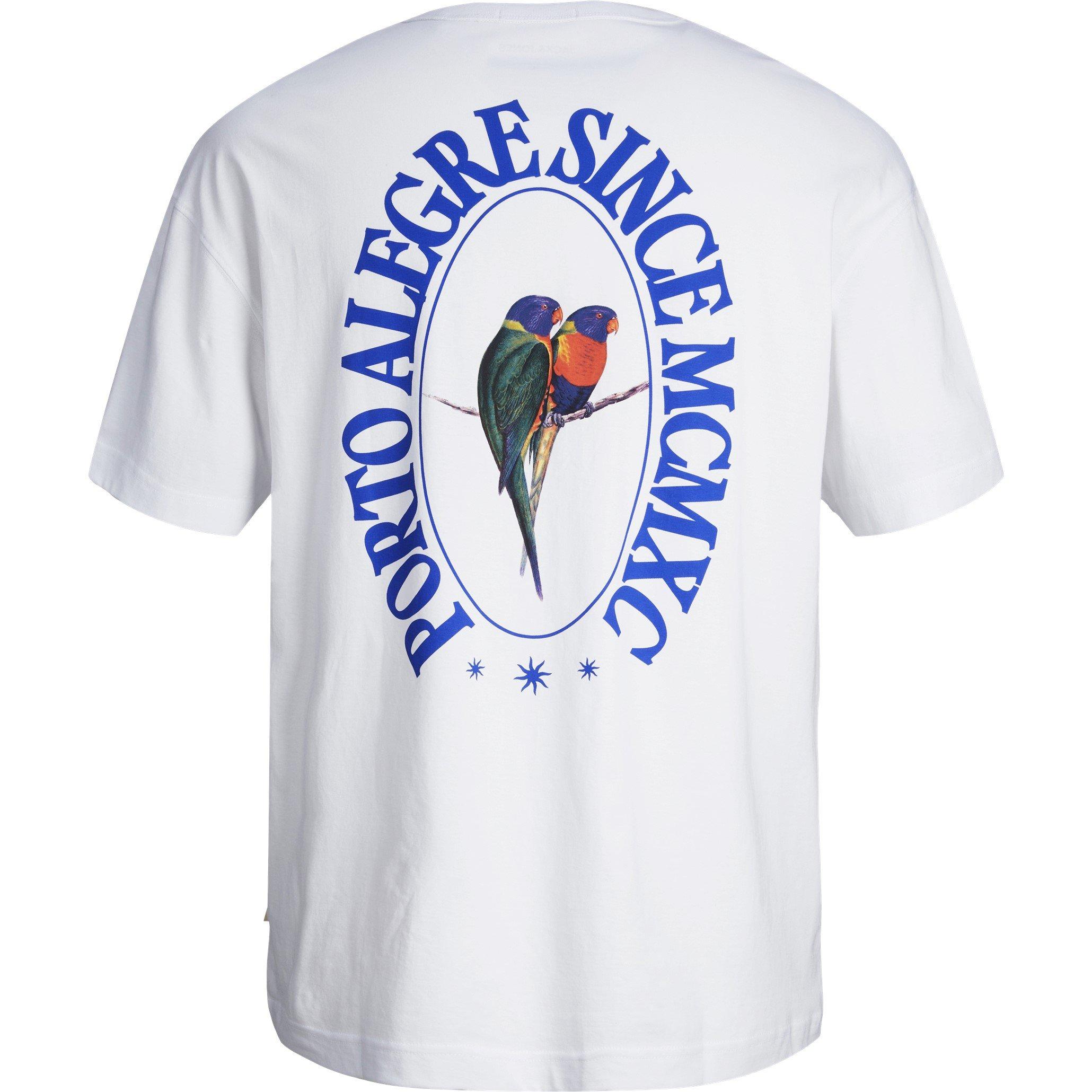 Helder Wit - Jack and Jones - Regular Fit Short-Sleeve T-Shirt - 8