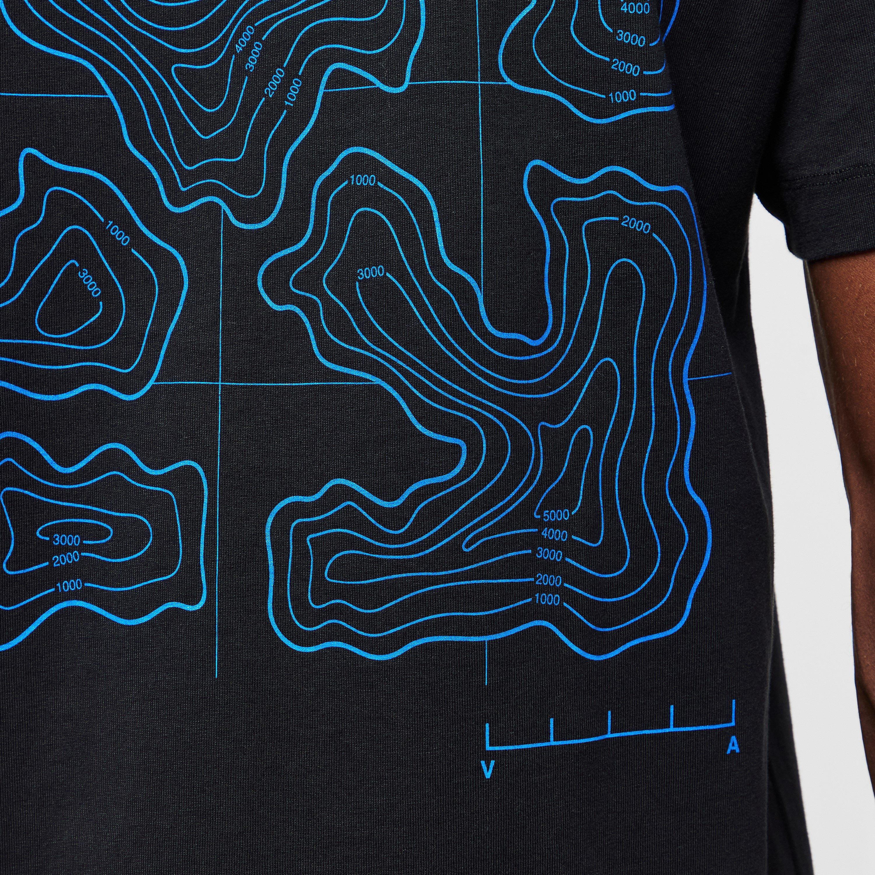 Black/Blue - Off White - Men's Arrow Short-Sleeve T-Shirt, Signature Arrows Motif - 5