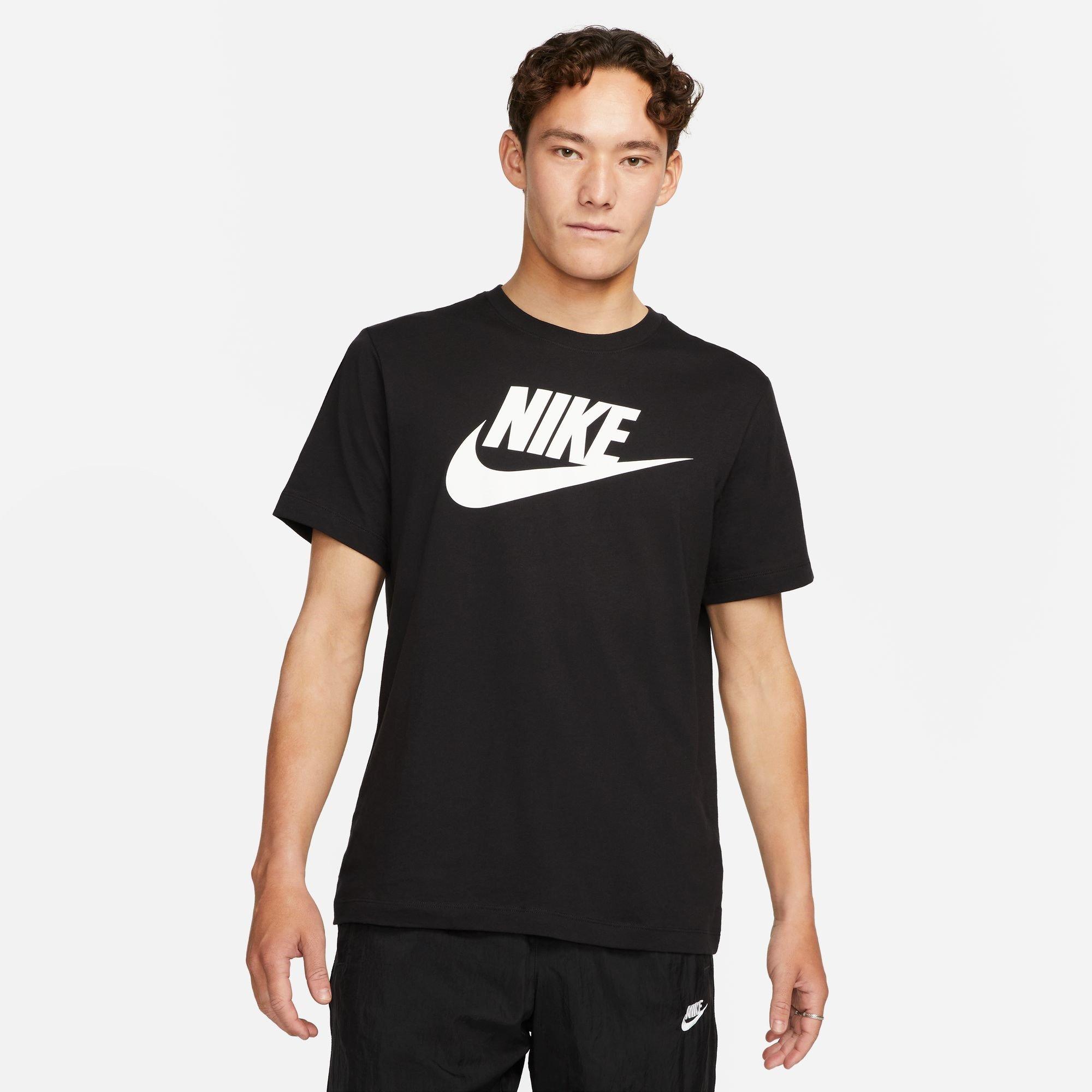 Sort/Hvid - Nike - Icon Futura T-Shirt Mens - 3