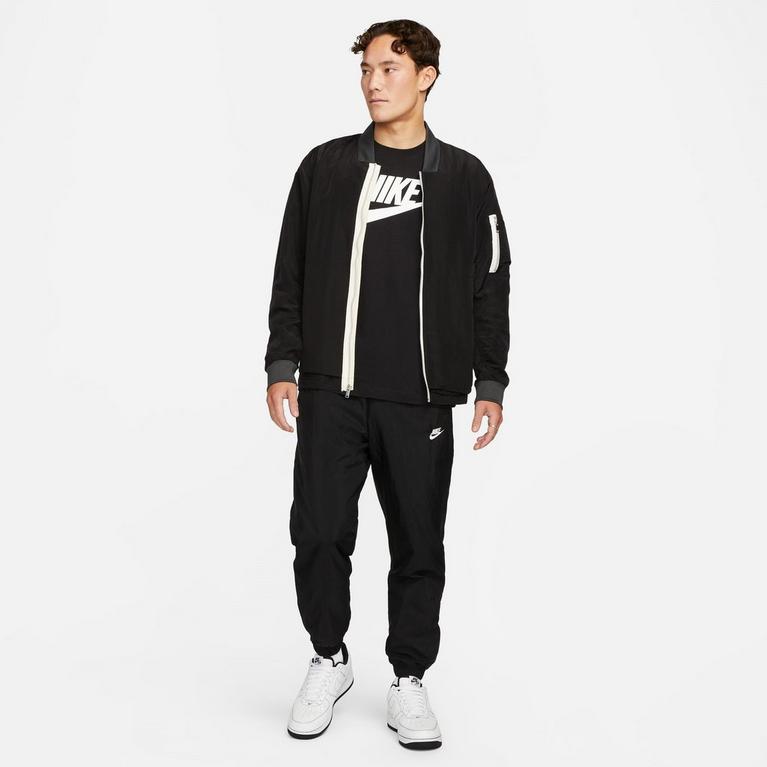 Noir/Blanc - Nike - saint laurent slim fit jacket - 6