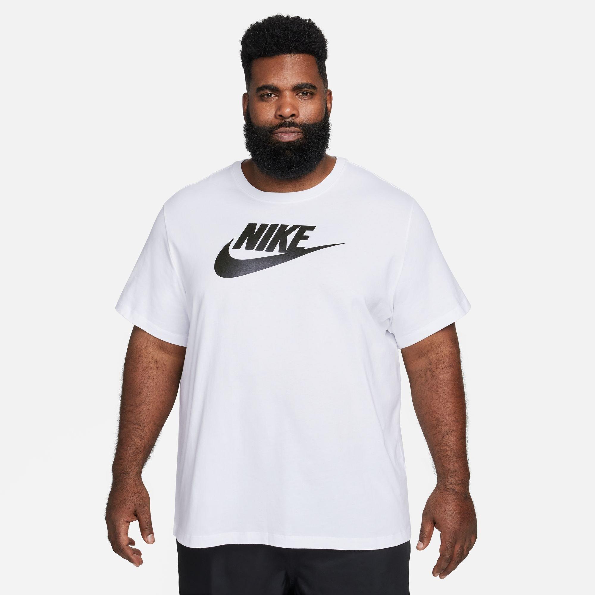 White/Black - Nike - Icon Futura T-Shirt Mens - 11
