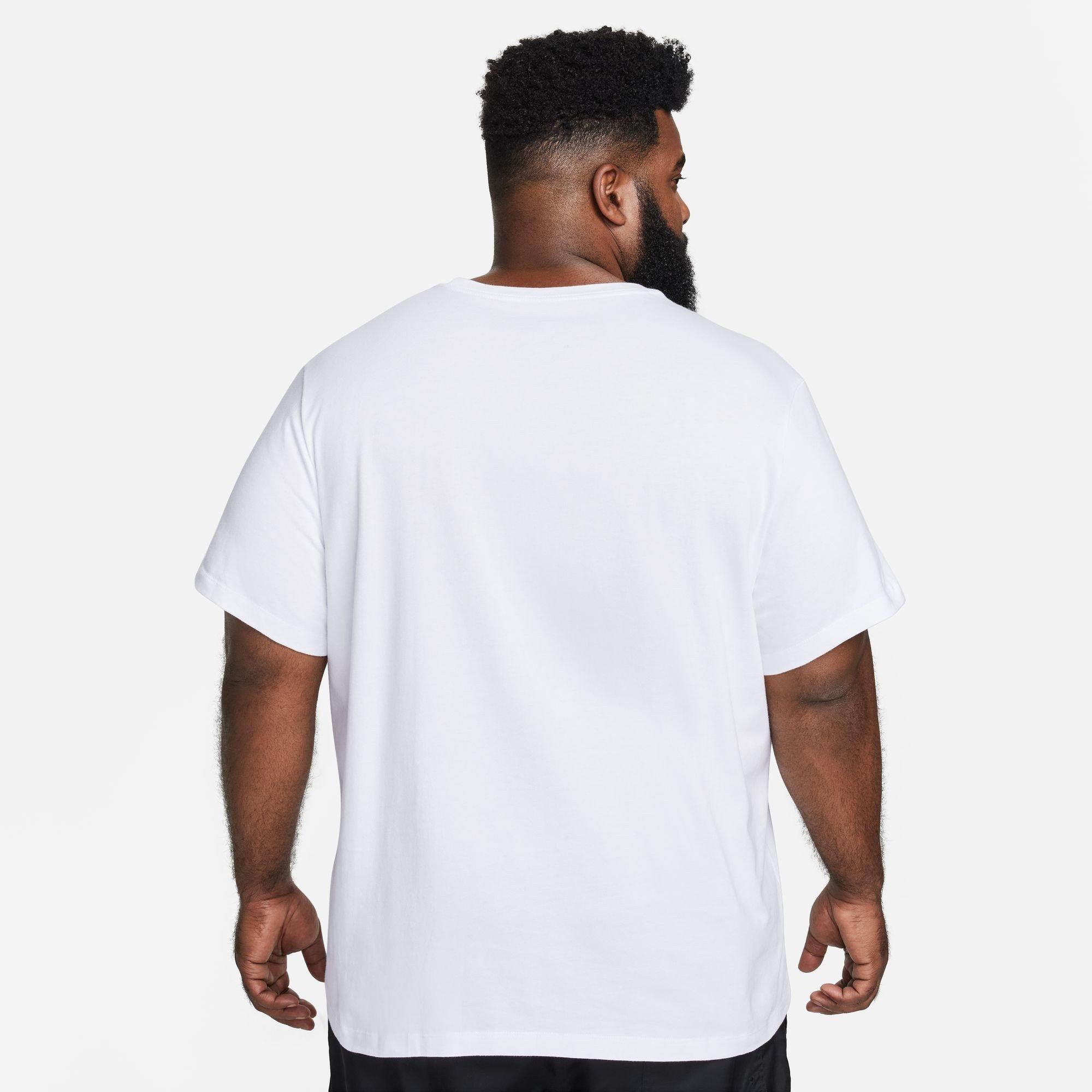 White/Black - Nike - Icon Futura T-Shirt Mens - 12