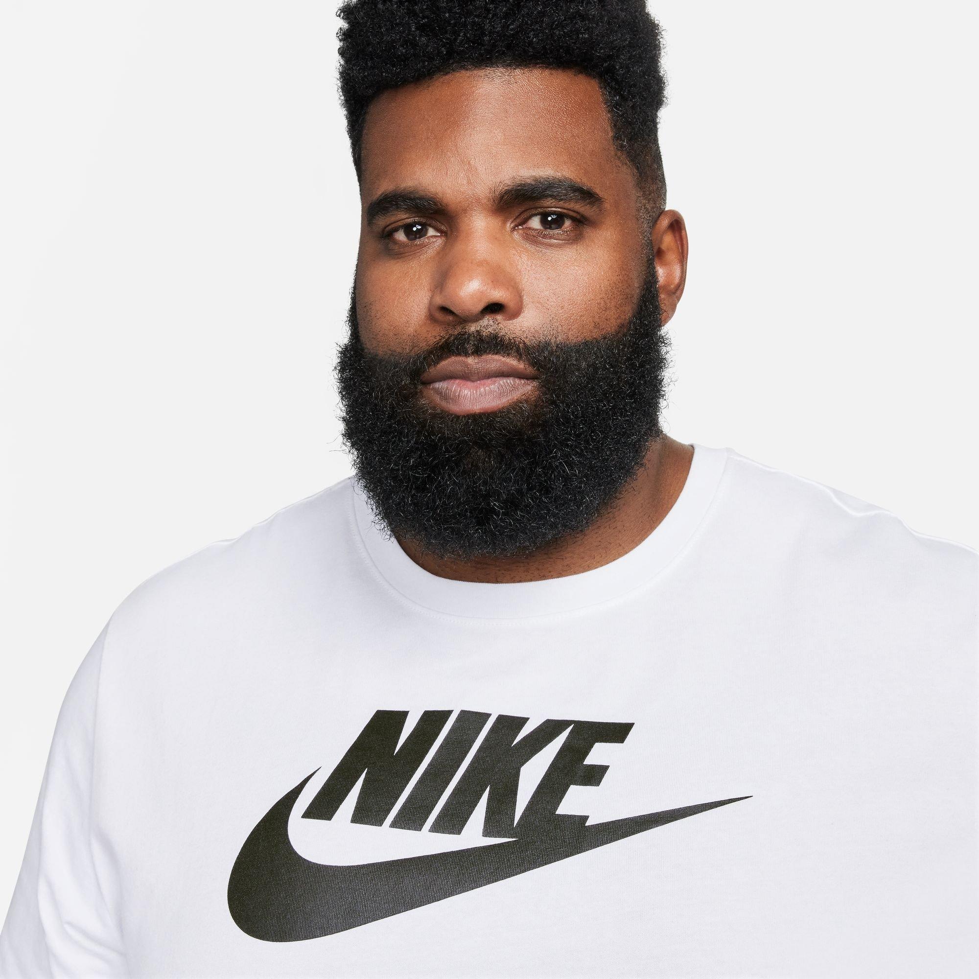 White/Black - Nike - Icon Futura T-Shirt Mens - 13