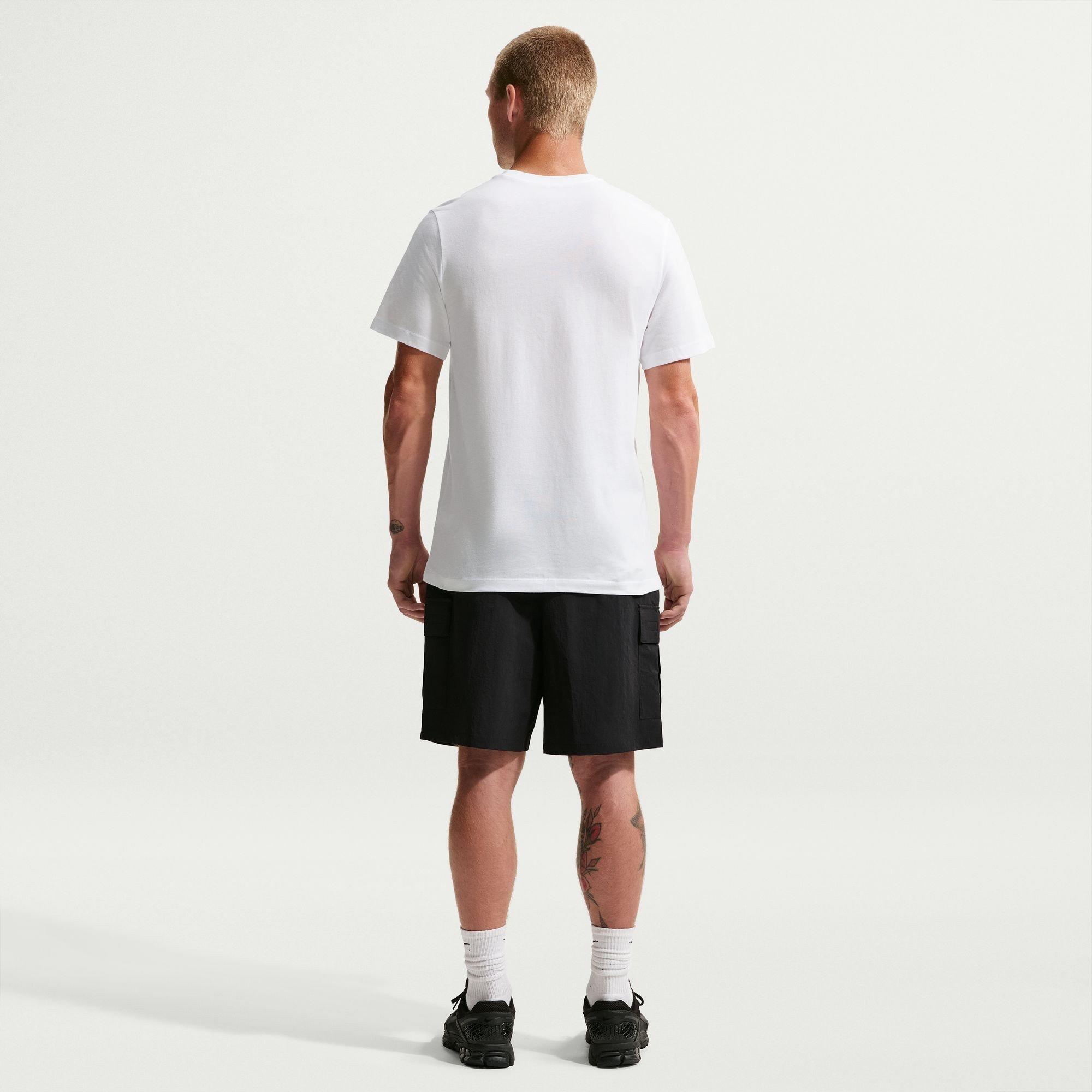 White/Black - Nike - Icon Futura T-Shirt Mens - 6