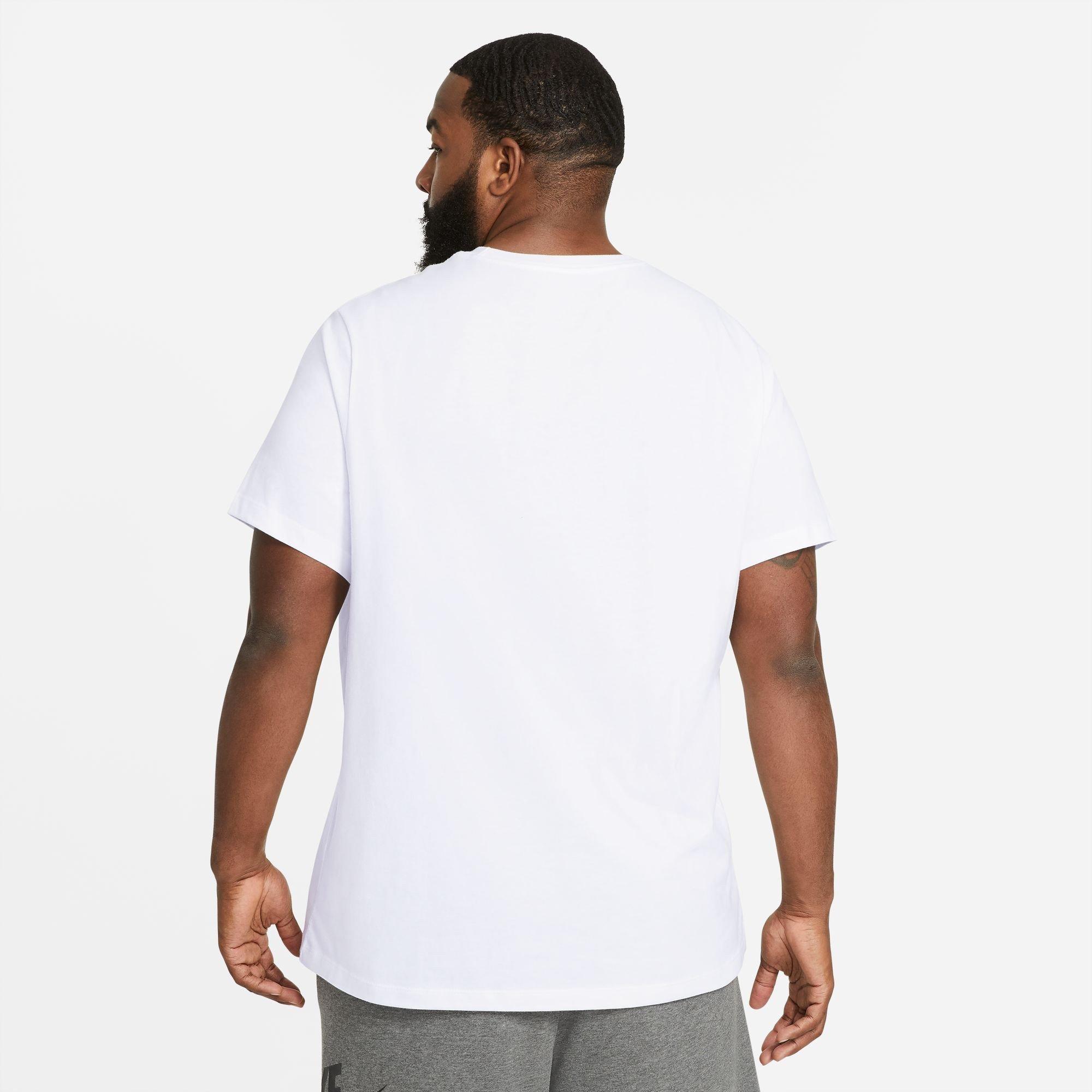 White/Black - Nike - Icon Futura T-Shirt Mens - 10