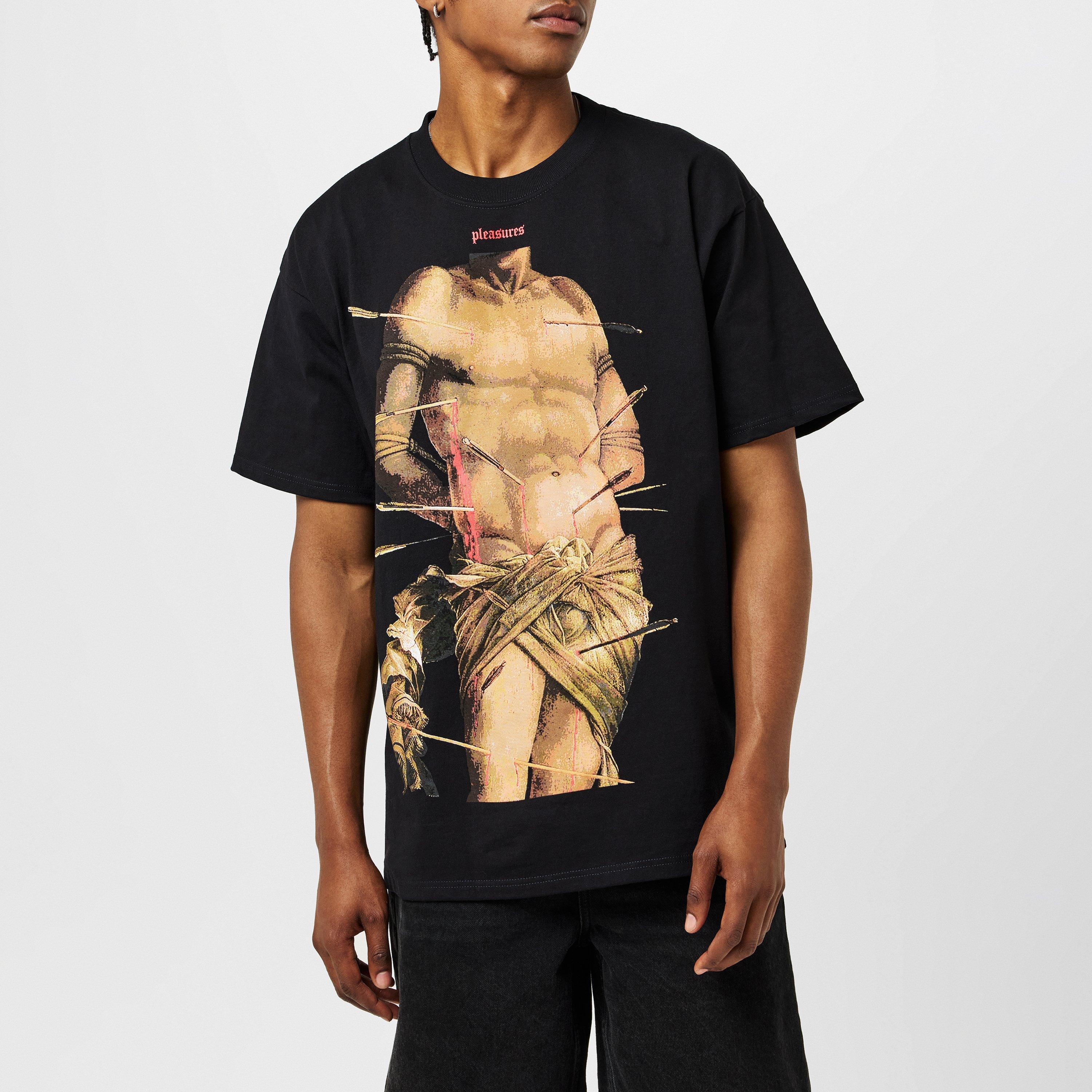 Black - Pleasures - Men's Regular Fit T-Shirt - 3