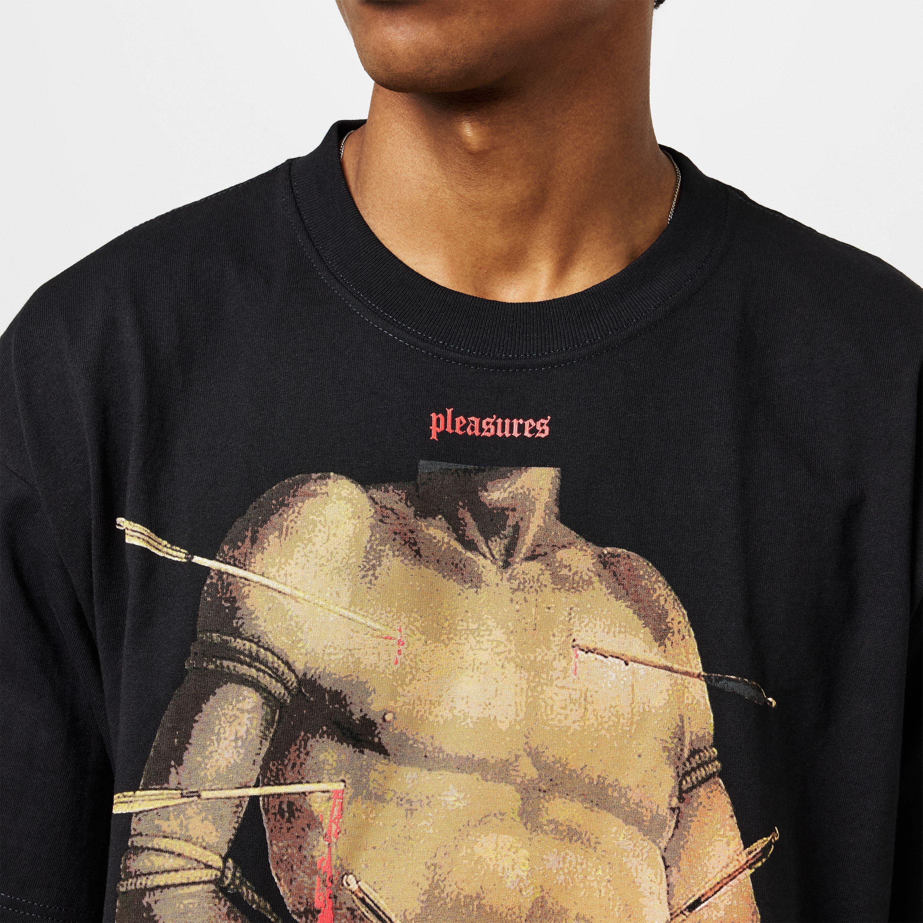 Black - Pleasures - Men's Regular Fit T-Shirt - 5