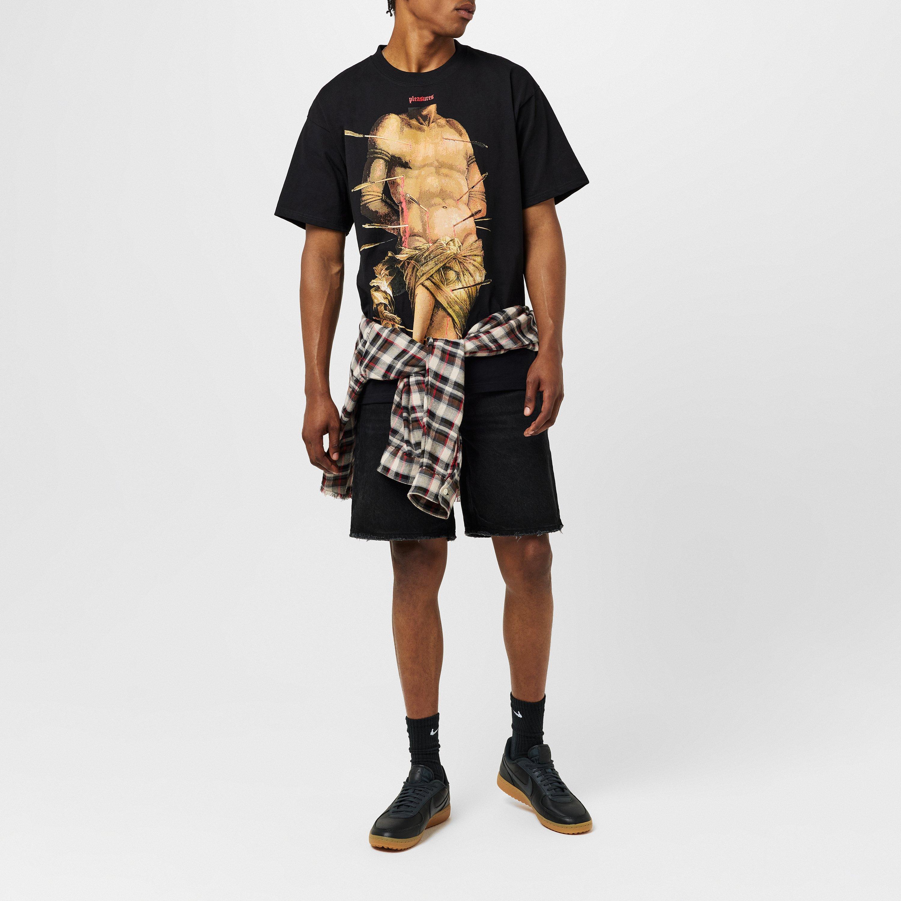 Black - Pleasures - Men's Regular Fit T-Shirt - 6