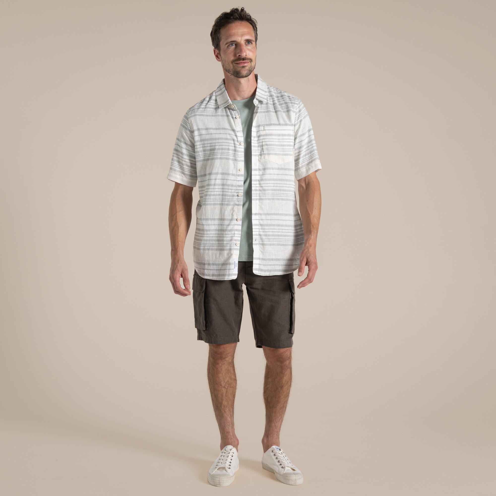 LichenGrnStr - Craghoppers - Crag Crtwrght SS Sht Sn99 - 2