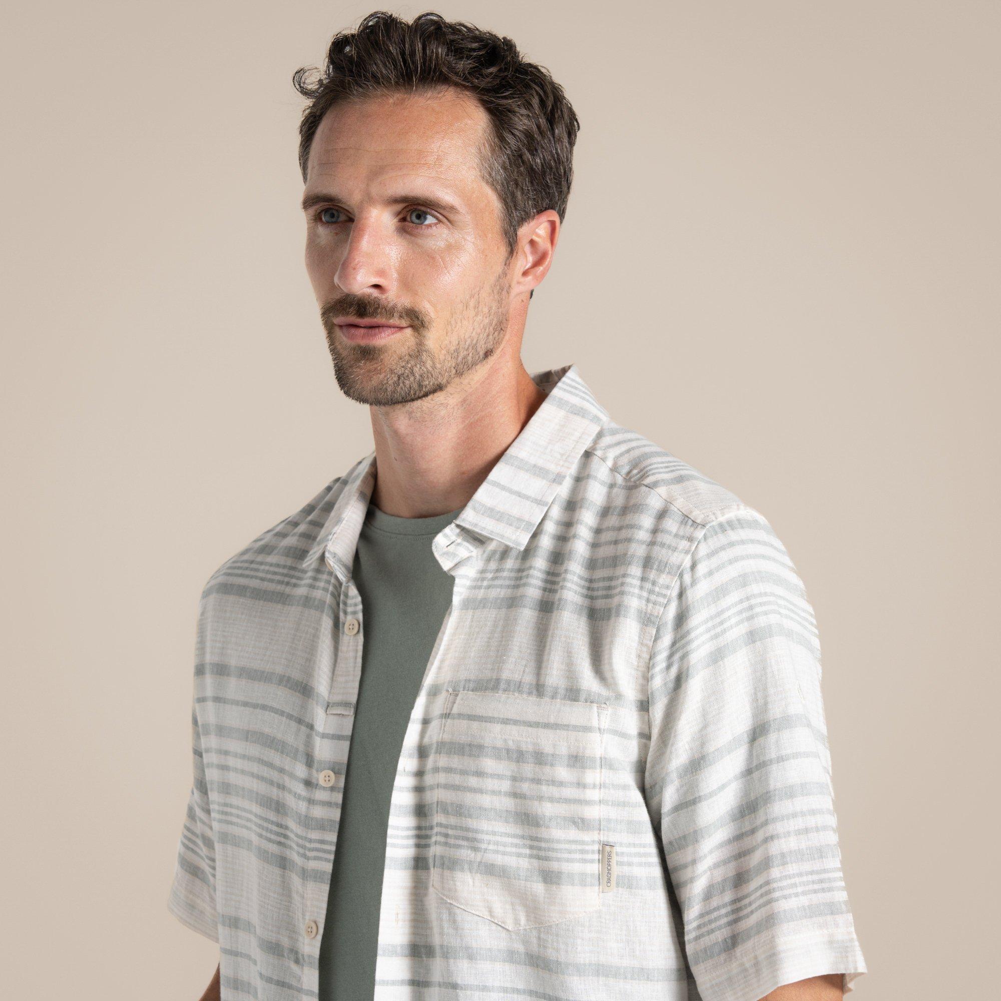 LichenGrnStr - Craghoppers - Crag Crtwrght SS Sht Sn99 - 4