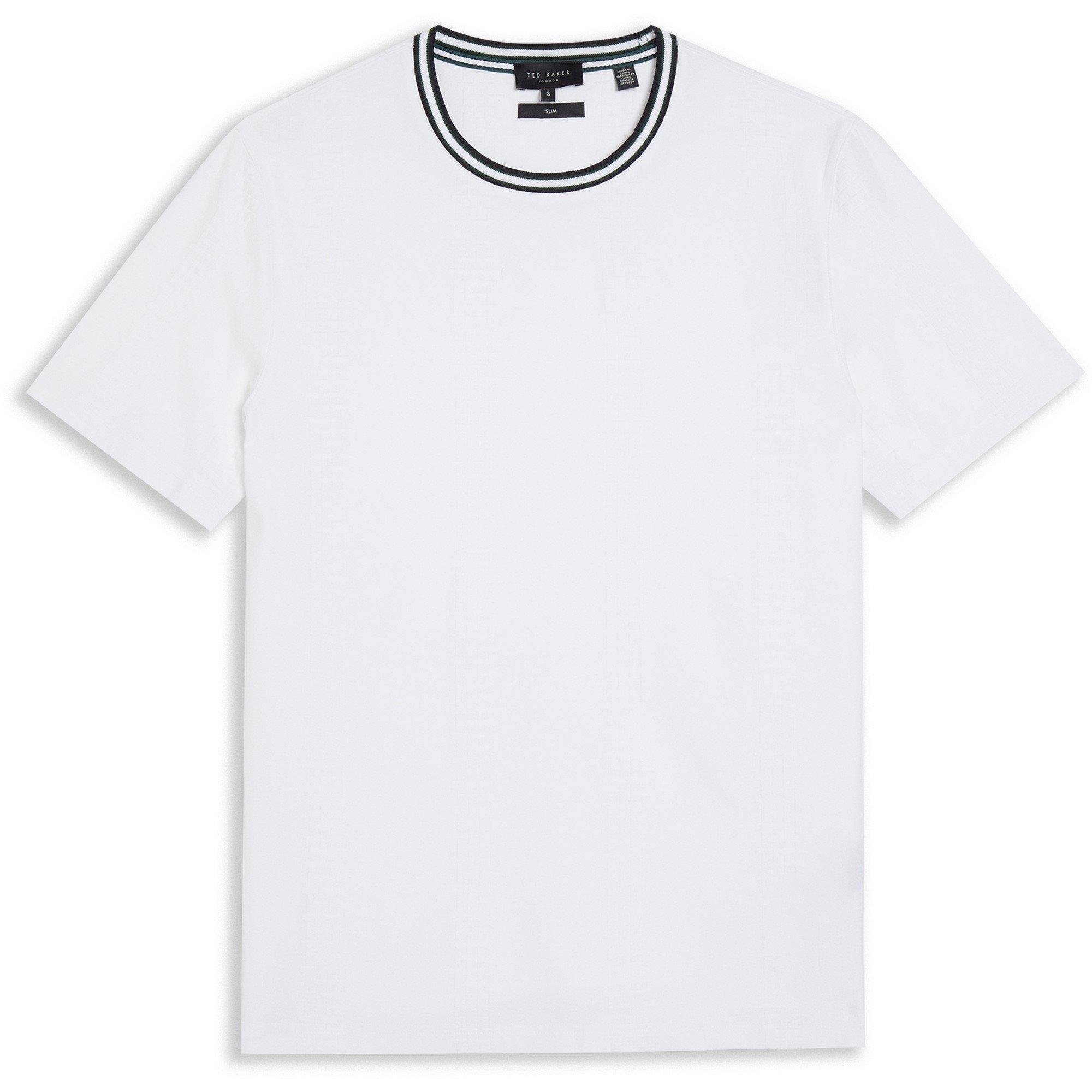 White - Ted Baker - Men's Rousel Regular Fit T-Shirt - 6