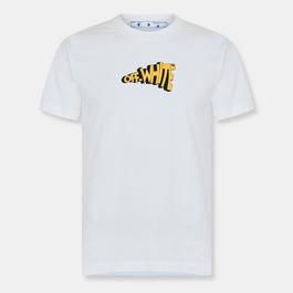 Off White Men's Slim Arrow T-Shirt, Iconic Motif