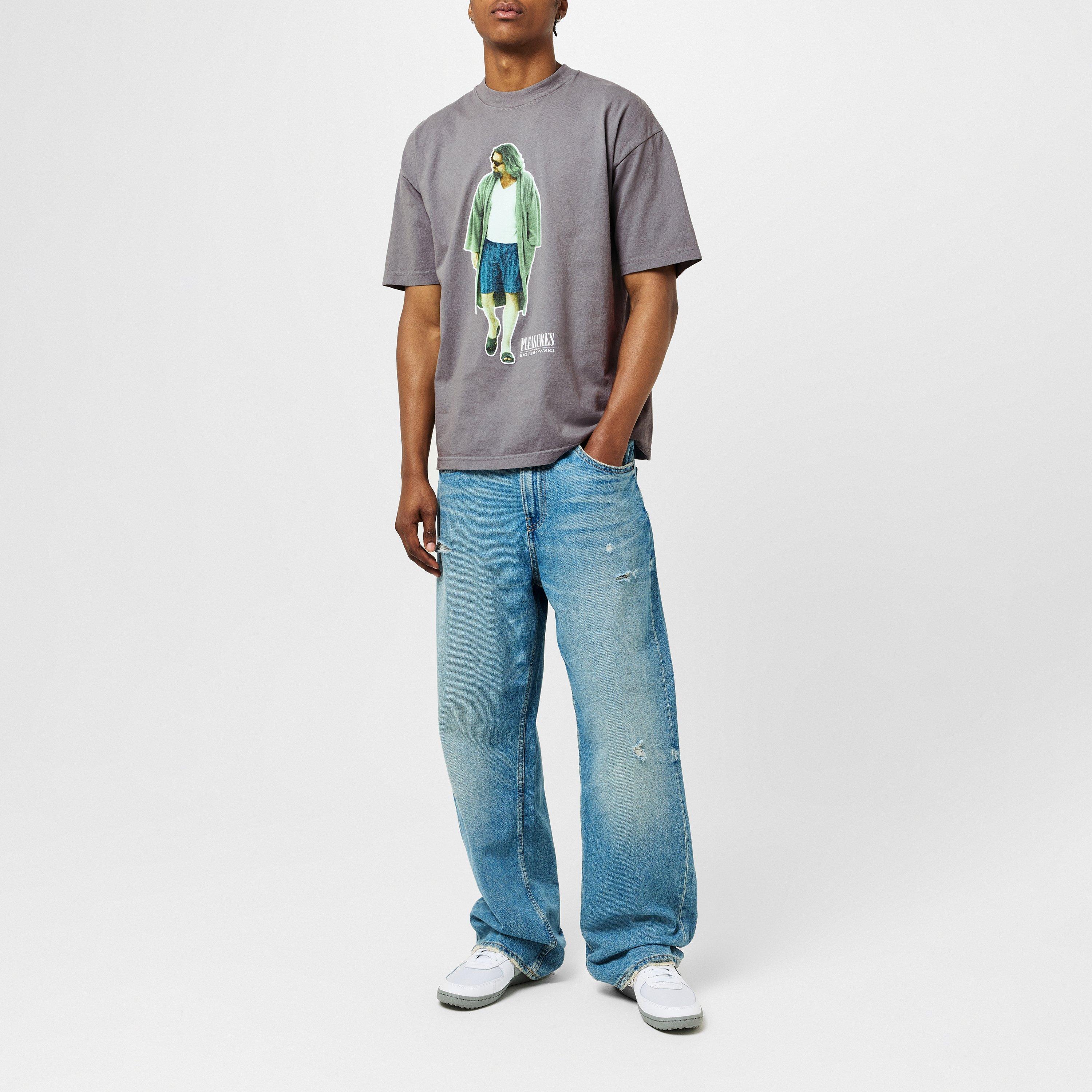 Charcoal - Pleasures - Men's Regular Fit T-Shirt - 6