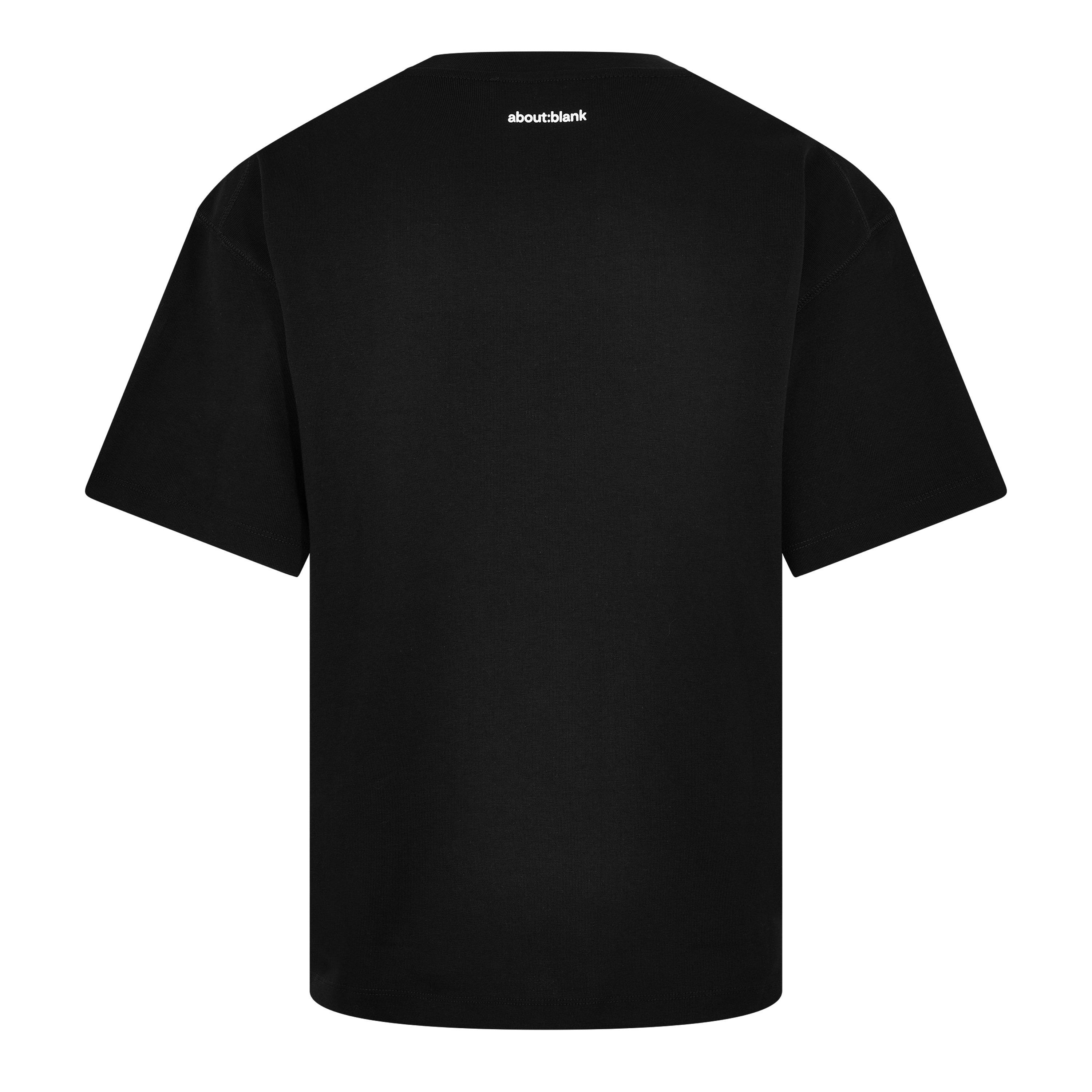 Black/Ecru - about:blank - about:b Monogram Tee Sn64 - 2