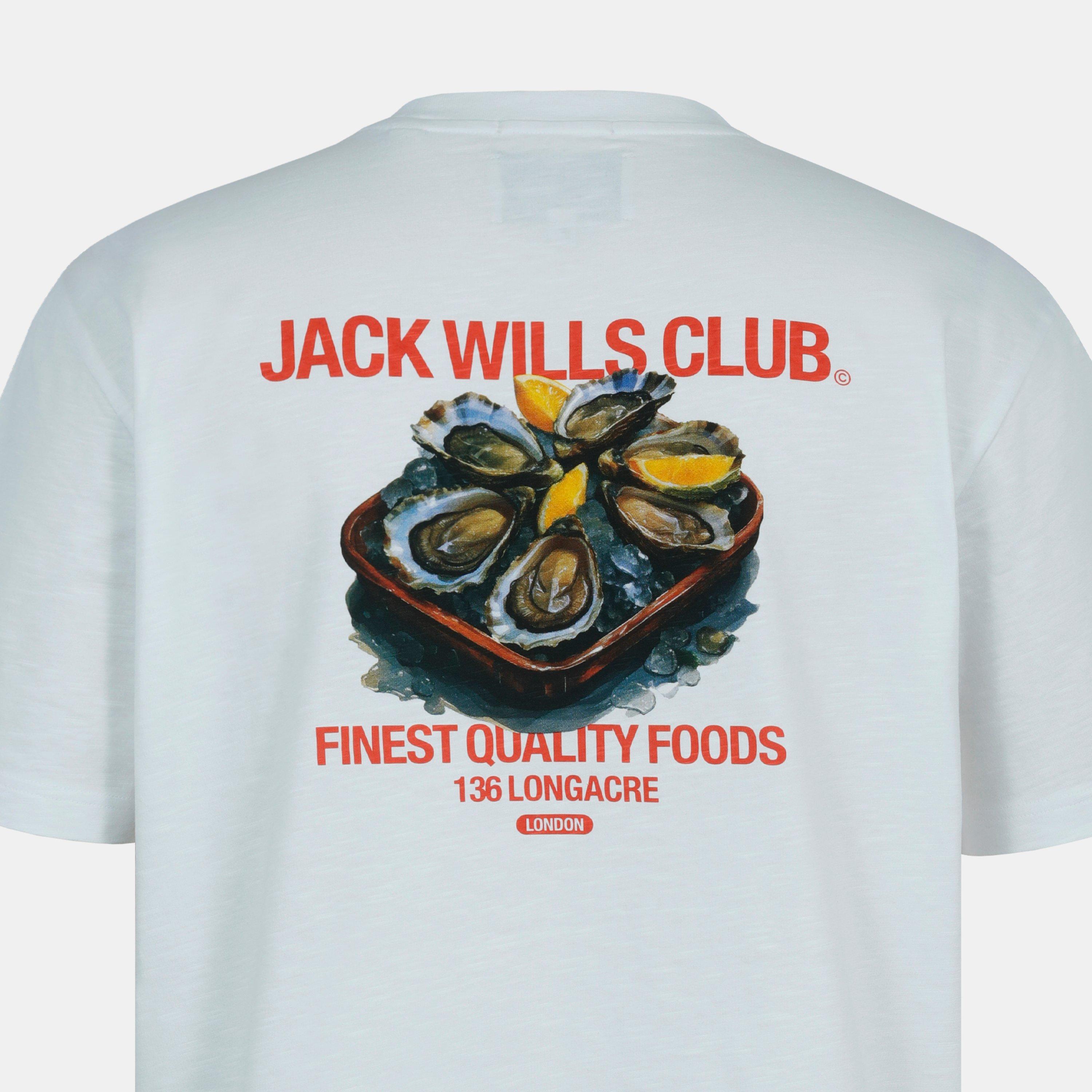 Oyster Print - Jack Wills - Men's Oversized T-Shirt - 6