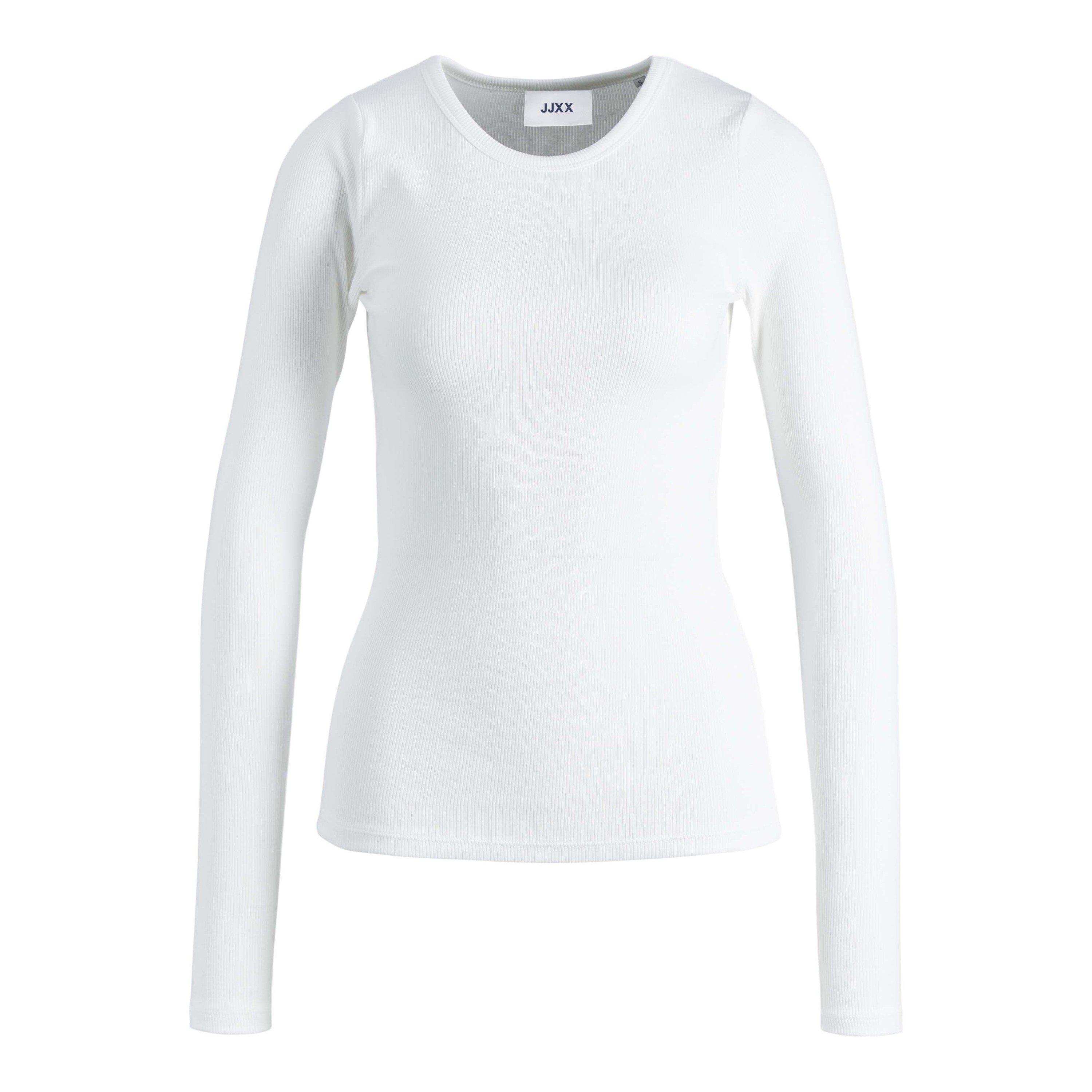 Bianco brillante - JJXX - JJXX Freya Str Ls Ri Jn63 - 1