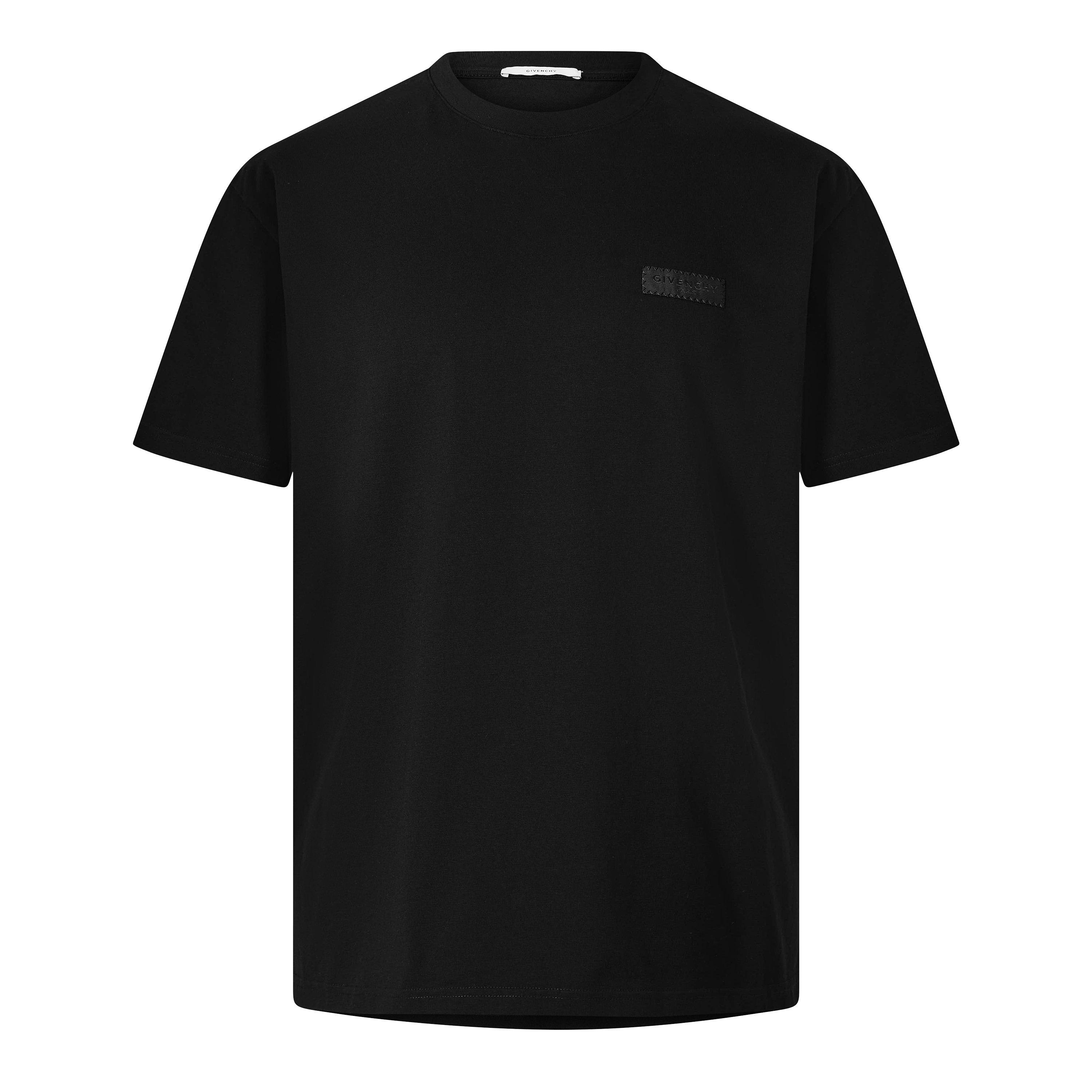GIVENCHY GIV Tab Logo Tee Sn64 - Black - Large
