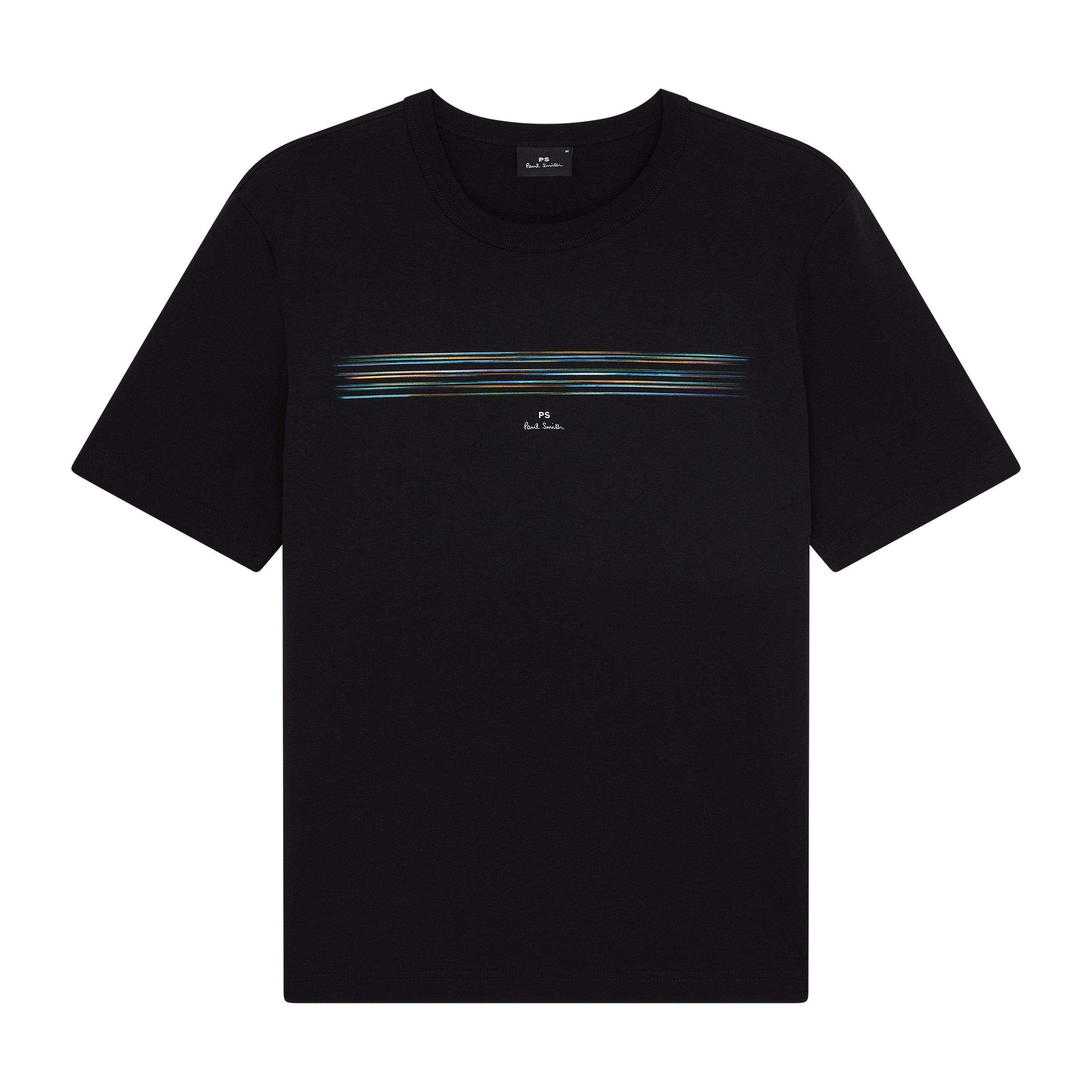 PS Paul Smith Pinstripe T-Shirt - Black 79 - M