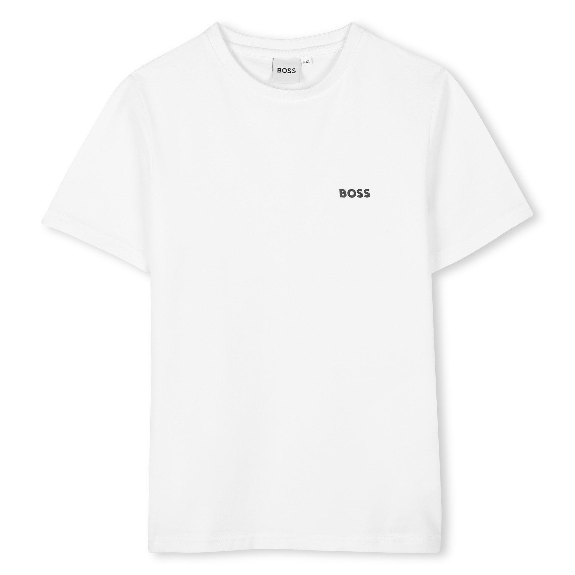 White - Boss - Kids Regular Fit T-Shirt - 3